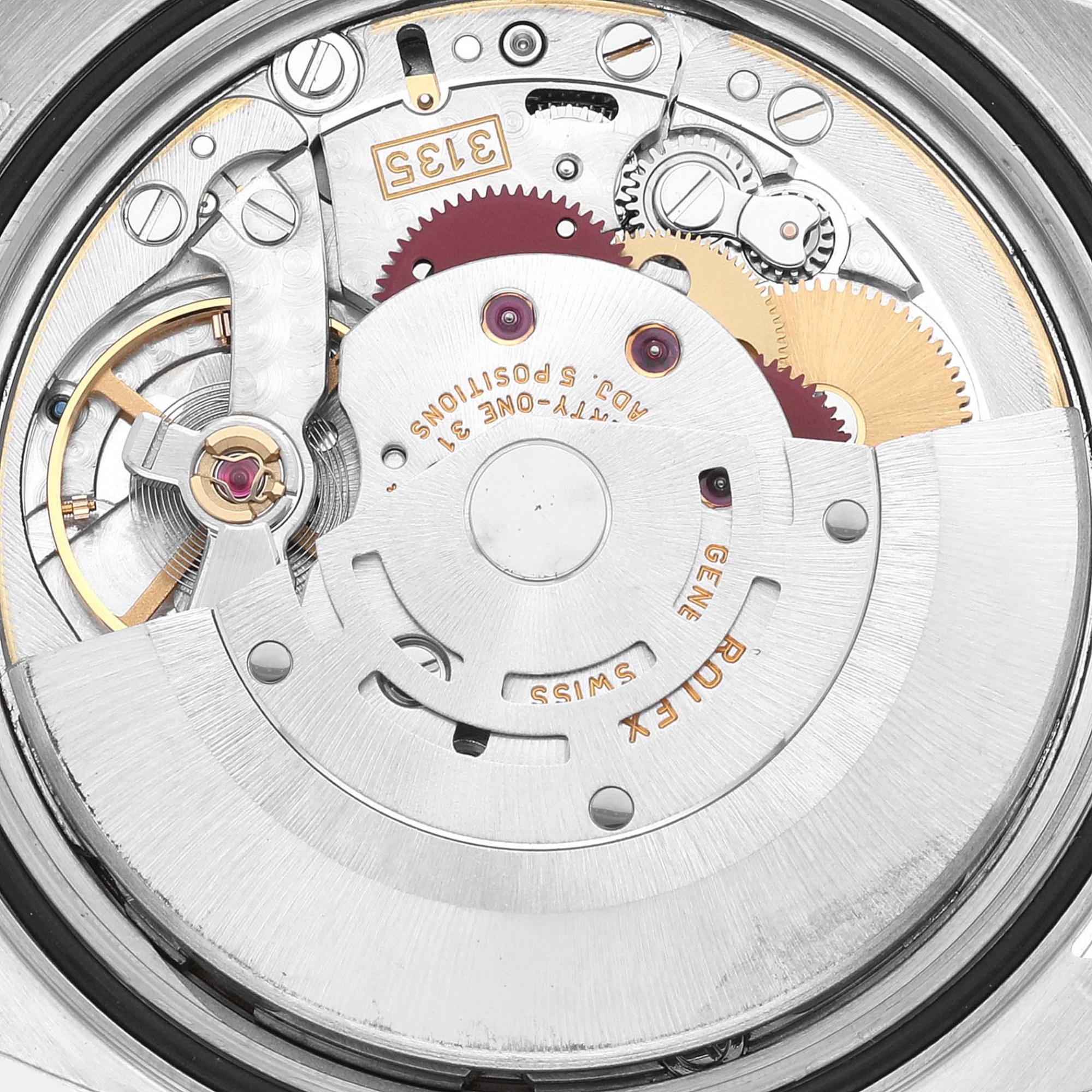 Rolex Datejust 36 Steel White Gold Salmon Roman Dial Men's Watch 16234 36 Mm