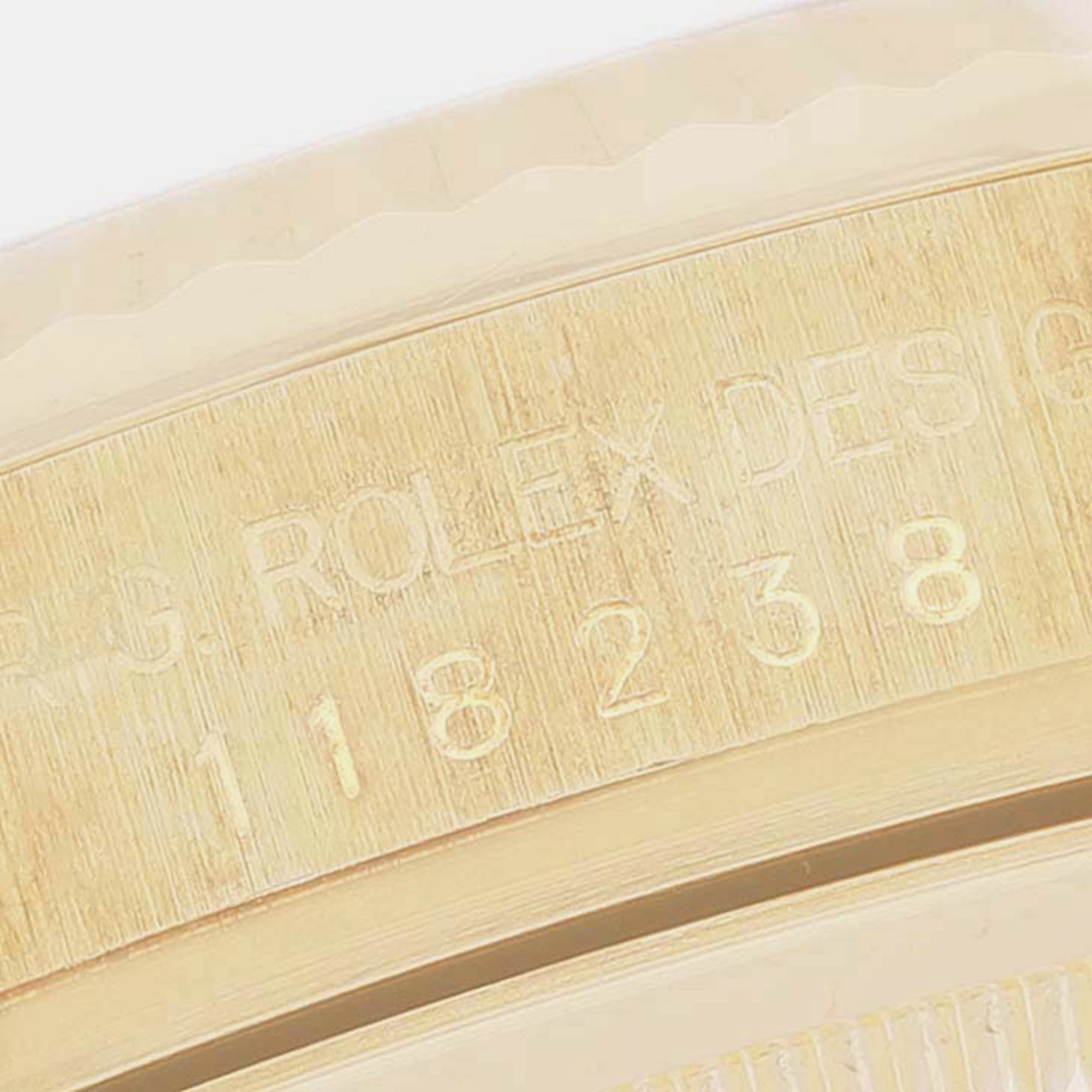 Rolex Day-Date President Yellow Gold Mother Of Pearl Dial Men's Watch 118238 36 Mm