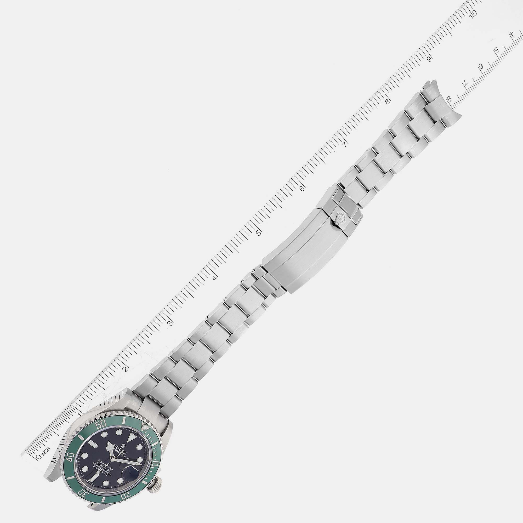 Rolex Submariner Starbucks Green Ceramic Bezel Mens Watch 126610LV 41 Mm