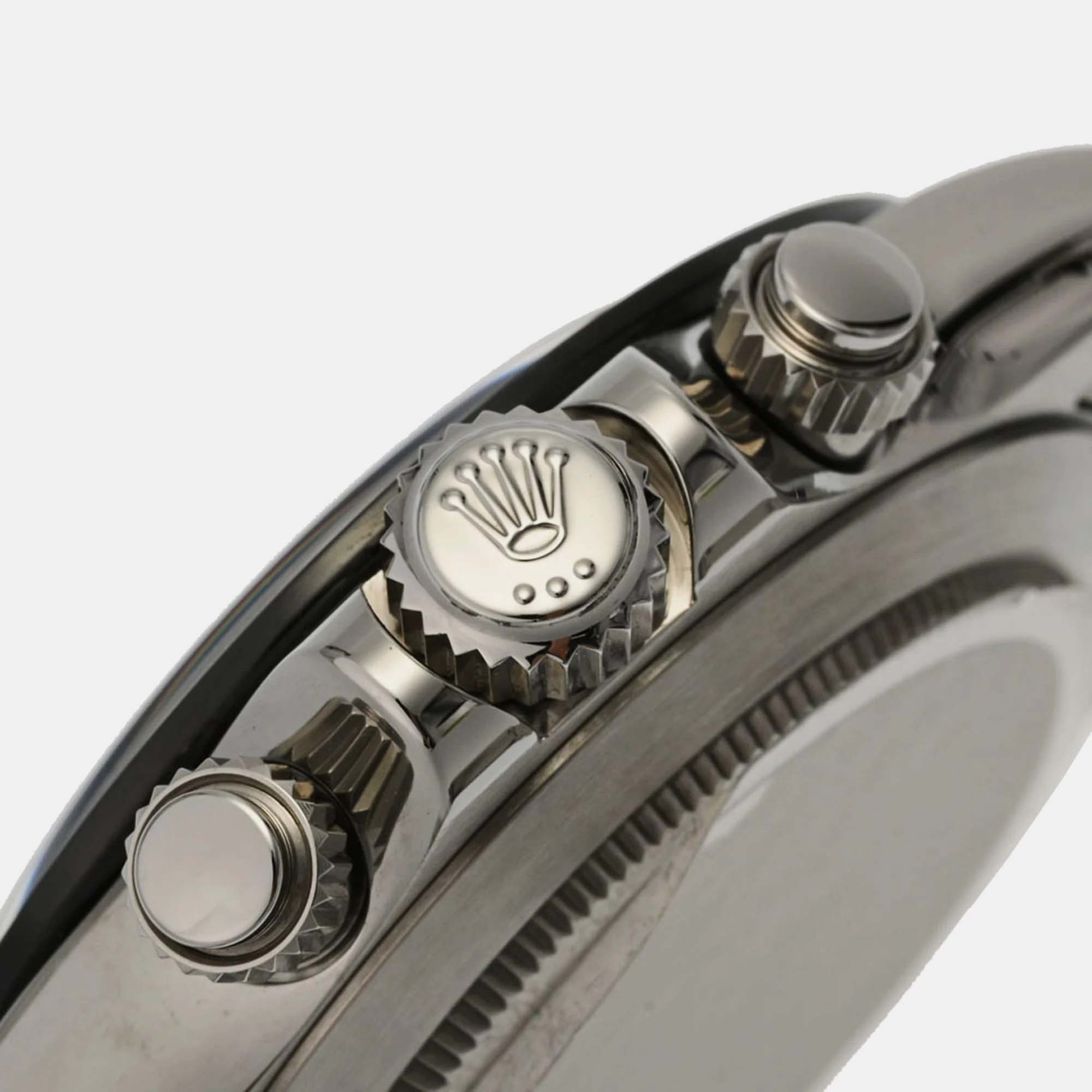 Rolex Black Stainless Steel Cosmograph Daytona 116500LN Automatic Men's Wristwatch 40 Mm