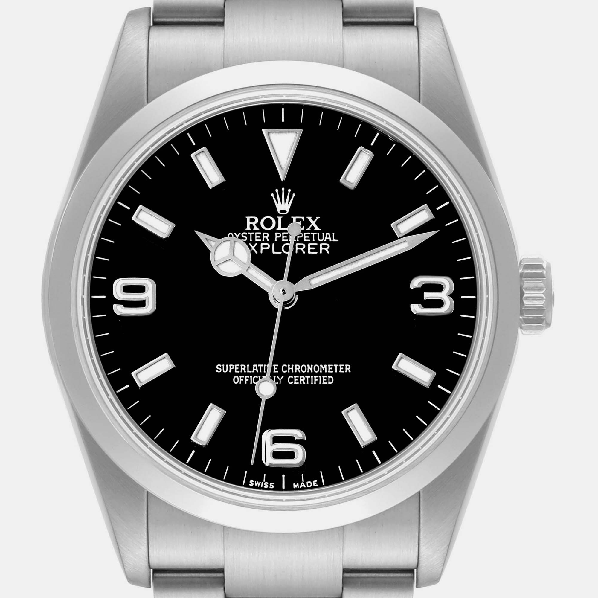 Rolex Explorer I Black Dial Steel Men'as Watch 114270 36 Mm
