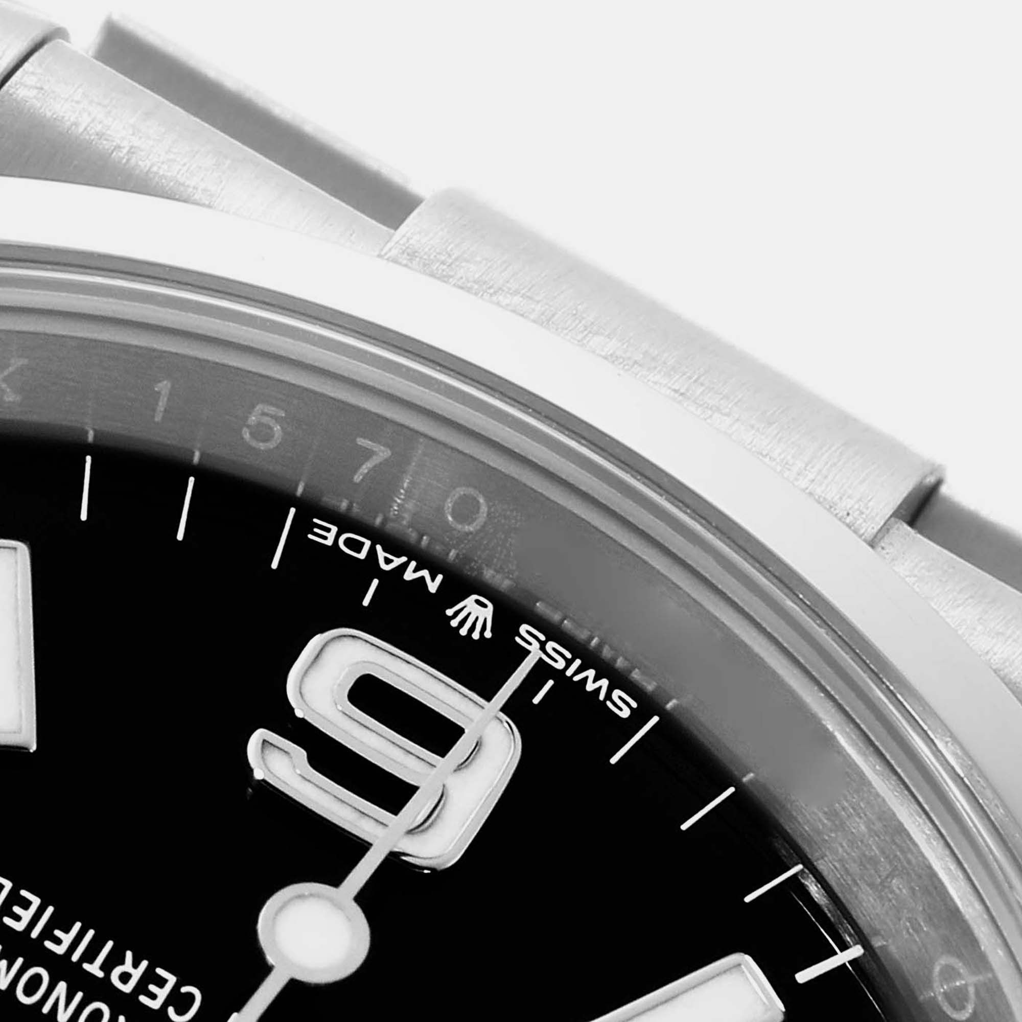 Rolex Explorer I 36mm Black Dial Steel Mens Watch 124270