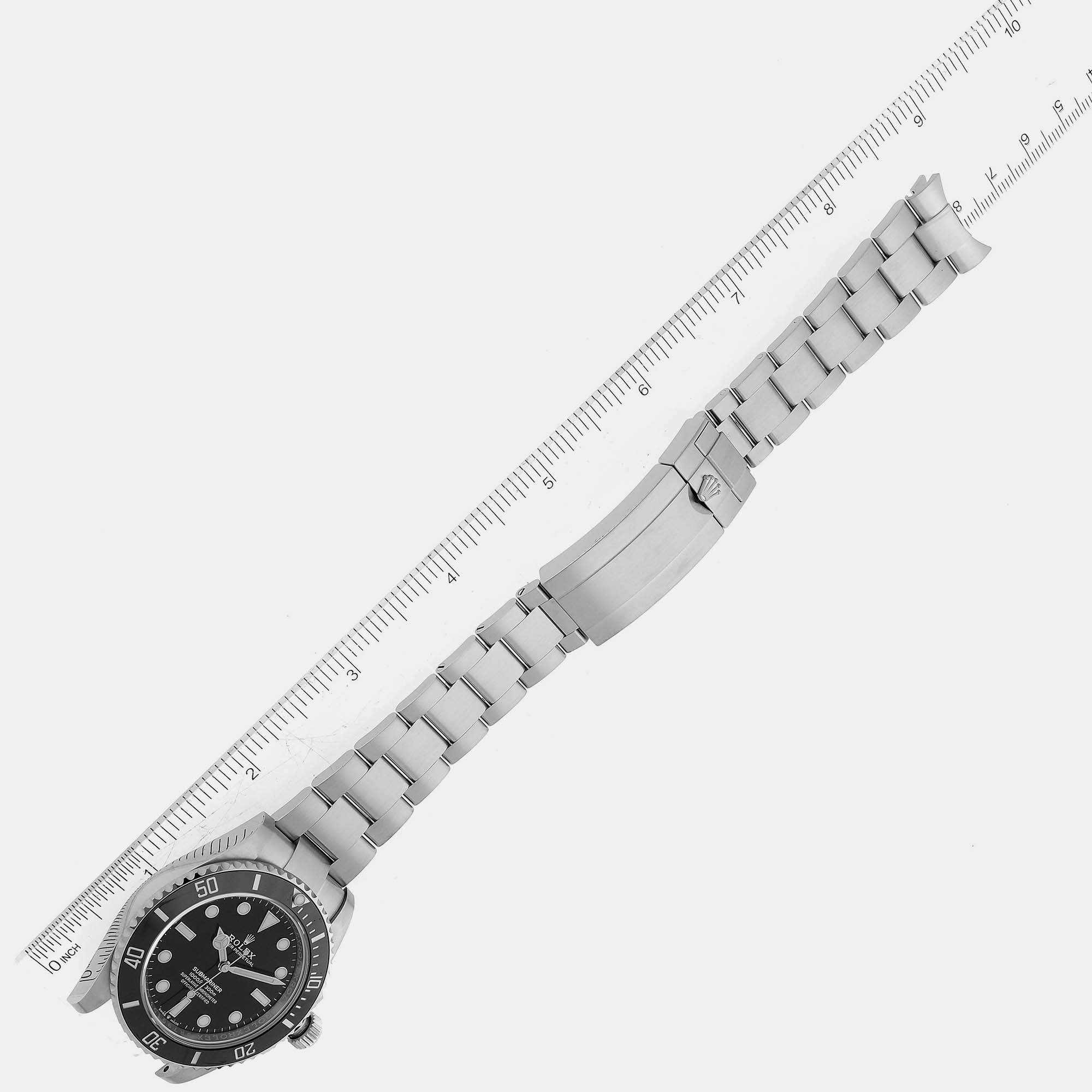 Rolex Submariner Non-Date Ceramic Bezel Steel Mens Watch 124060 Unworn