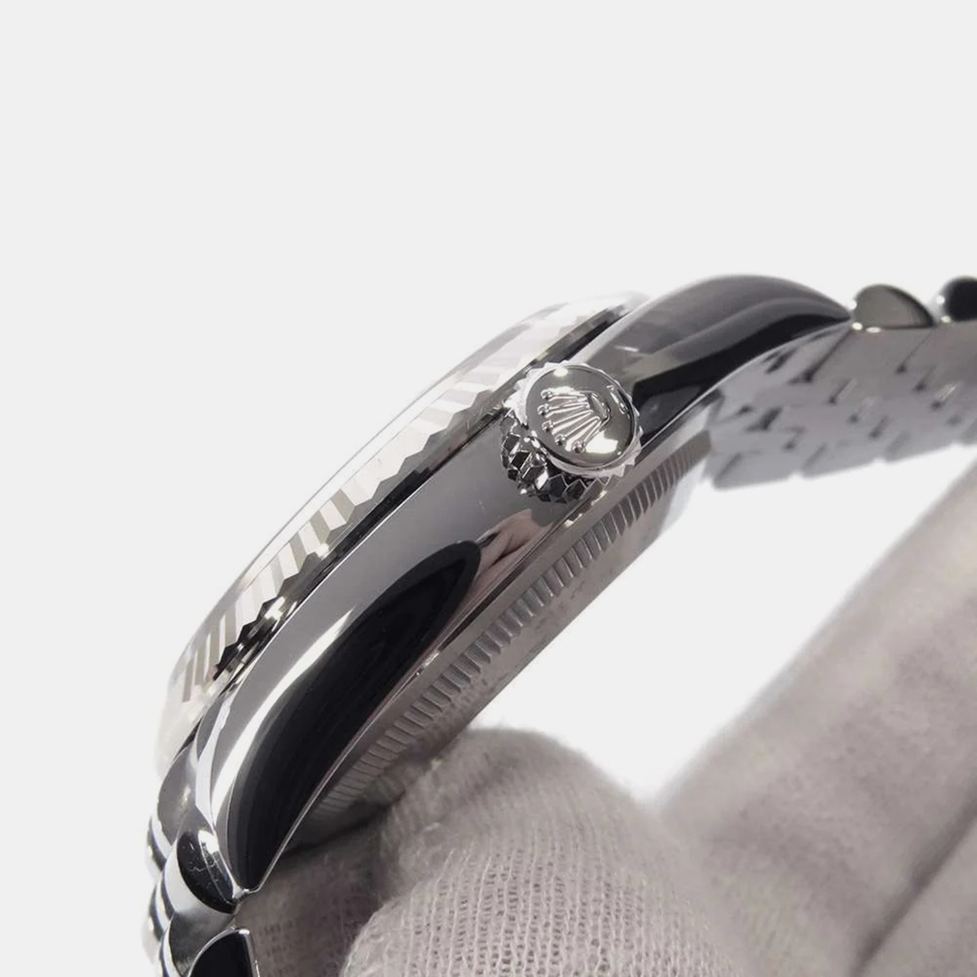 Rolex Blue Diamond Stainless Steel Datejust 126234 Automatic Men's Wristwatch 36 Mm
