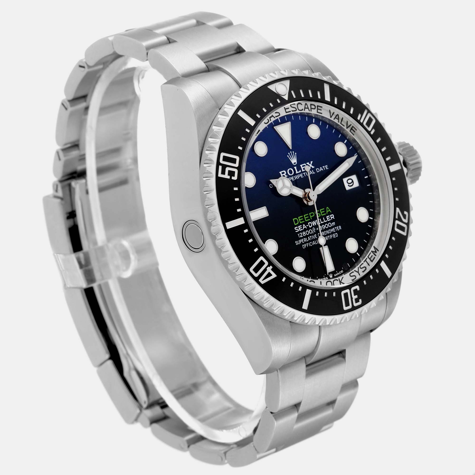 Rolex Seadweller Deepsea 44 Cameron D-Blue Dial Steel Mens Watch 136660