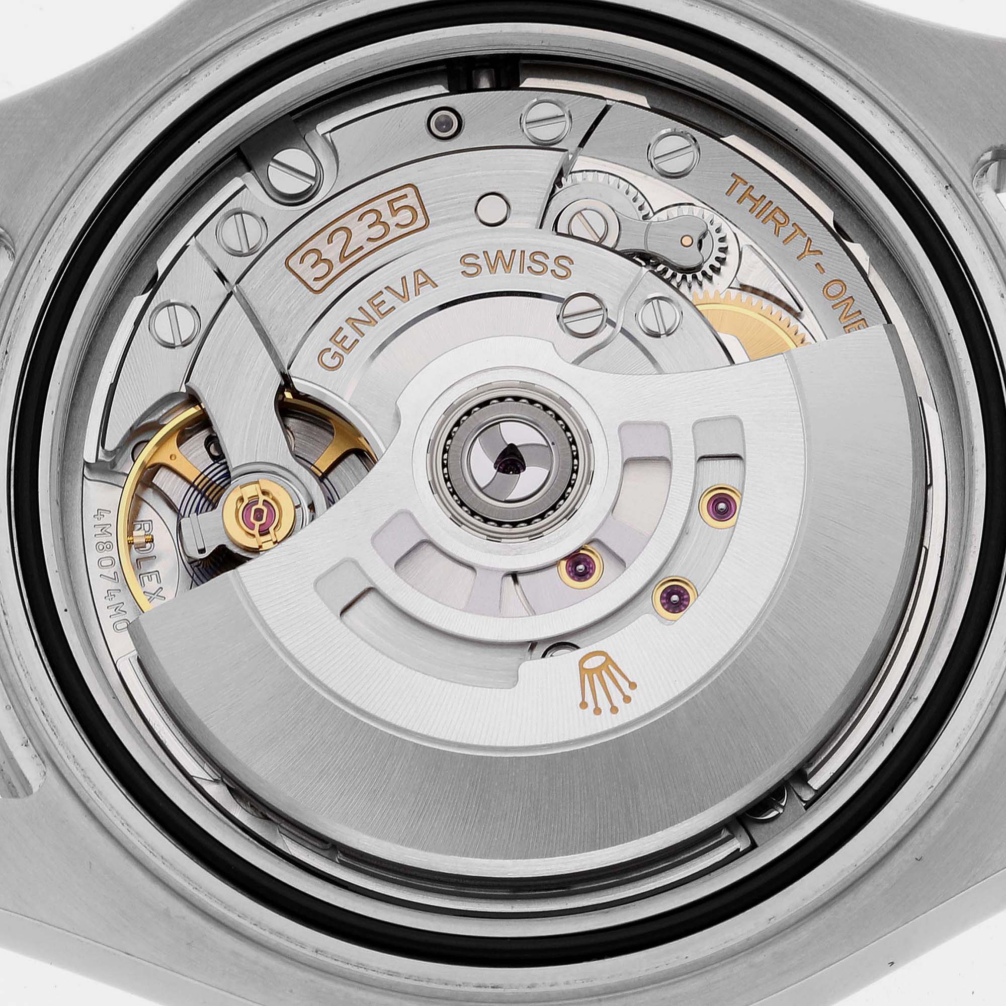 Rolex Yachtmaster Steel Platinum Bezel Rhodium Dial Mens Watch 126622