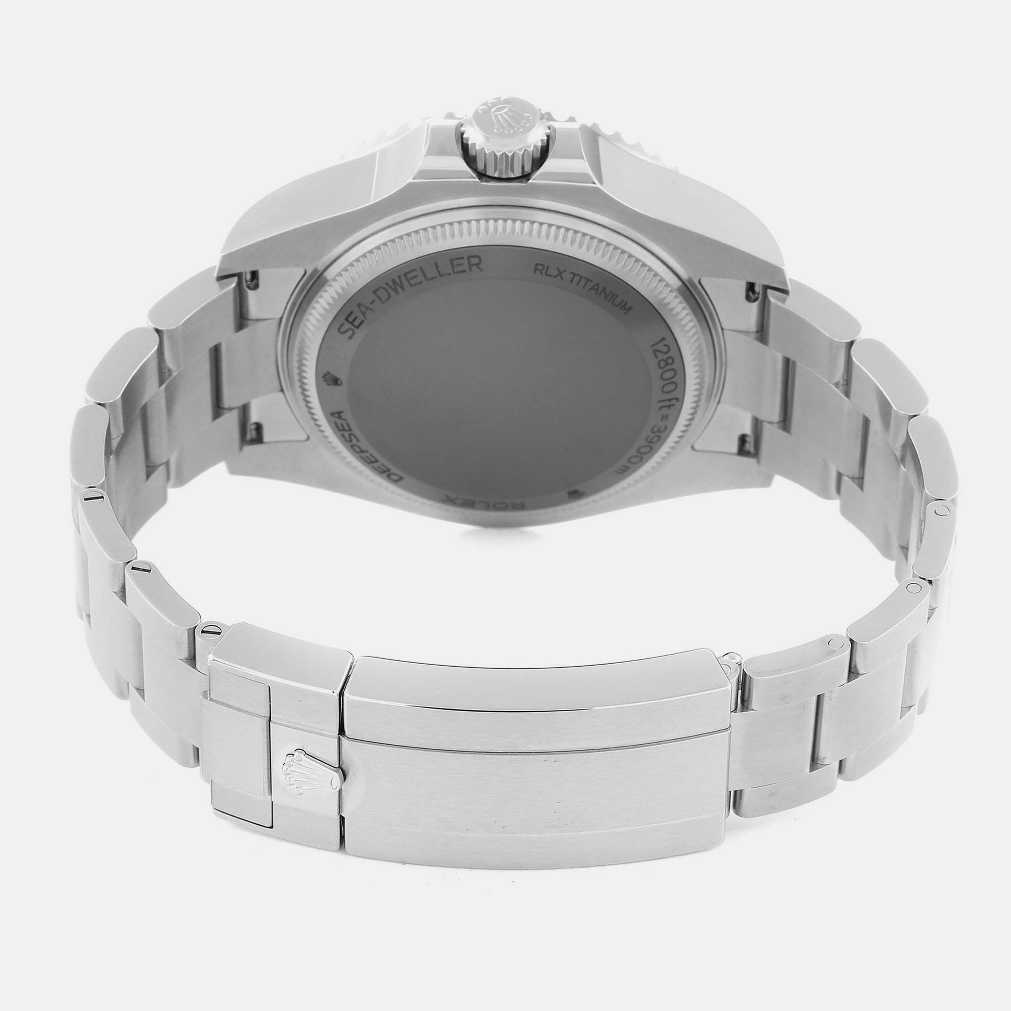 Rolex Seadweller Deepsea Black Dial Steel Men's Watch 136660 44 Mm