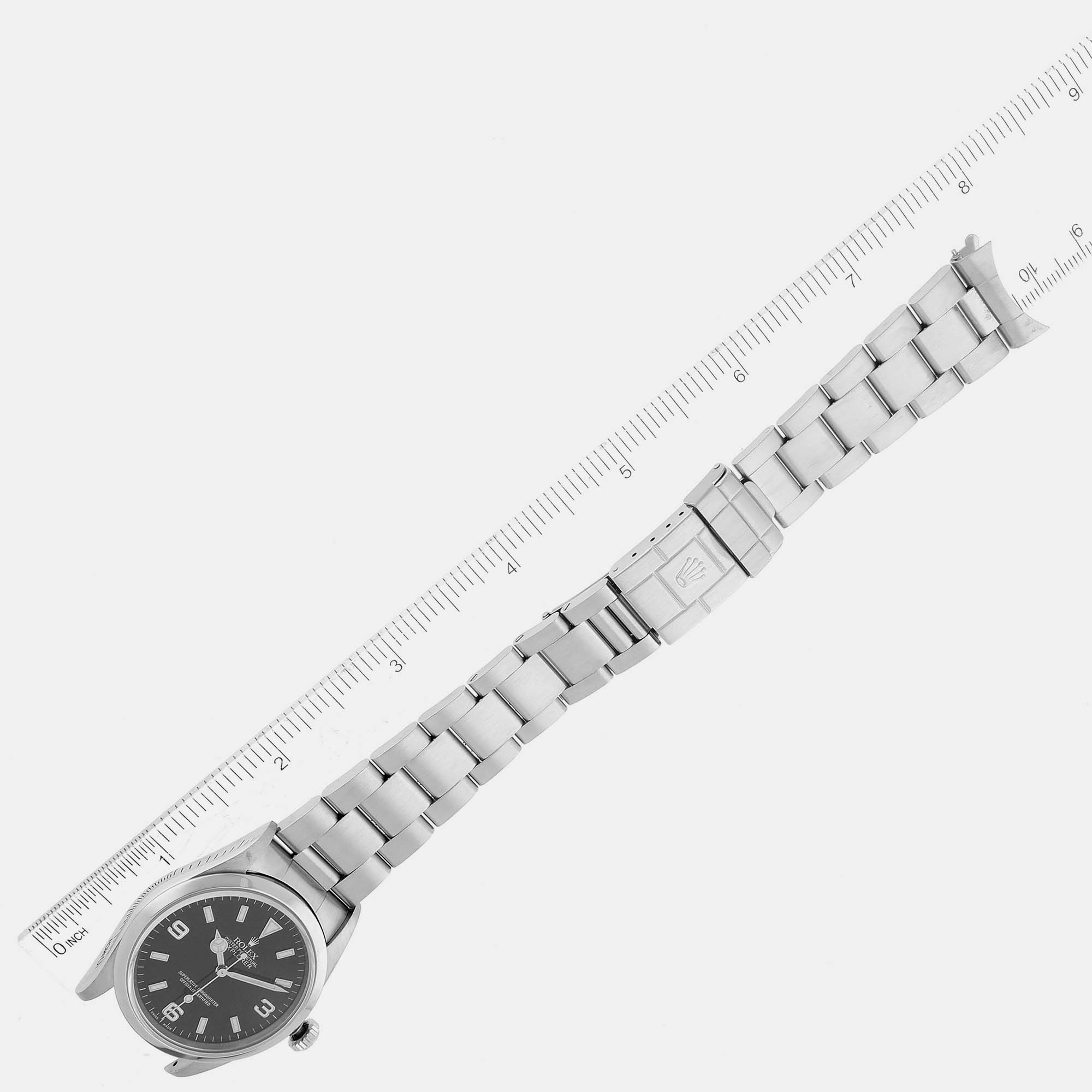 Rolex Explorer I Black Dial Steel Men's Watch 14270 36 Mm