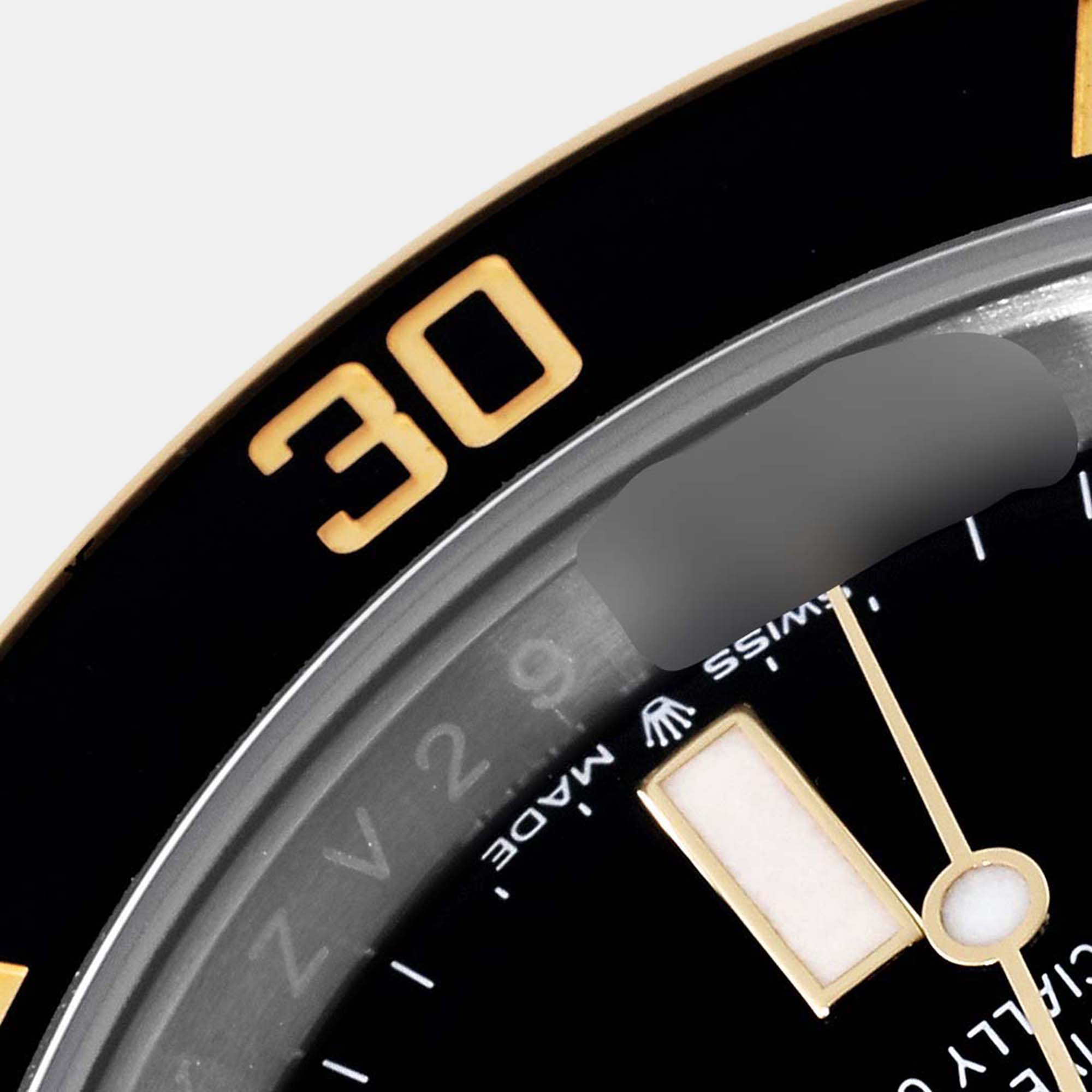 Rolex Submariner Steel Yellow Gold Black Dial Men's Watch 126613 41 Mm