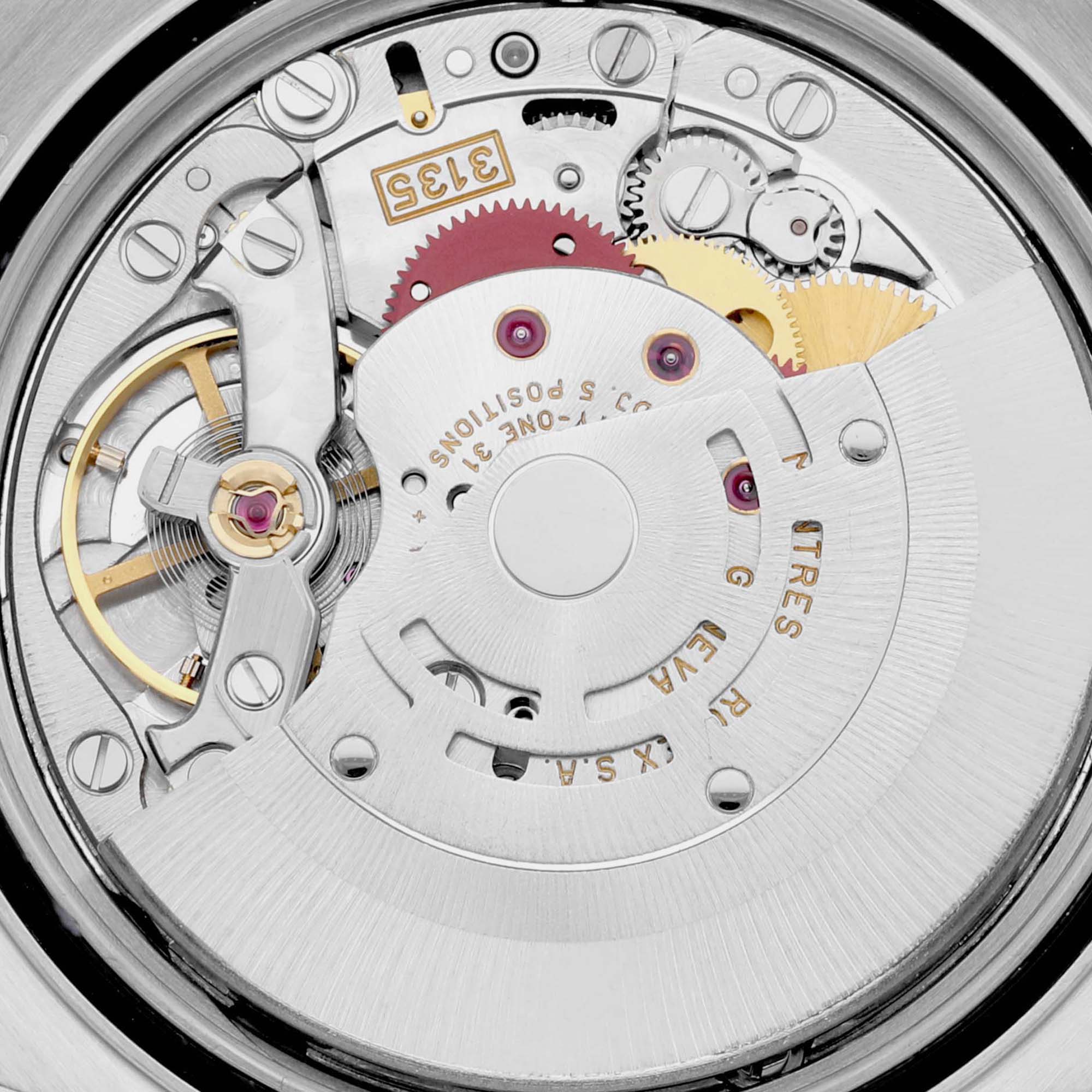 Rolex Datejust Steel Yellow Gold Diamond Anniversary Dial Men's Watch 16233 36 Mm