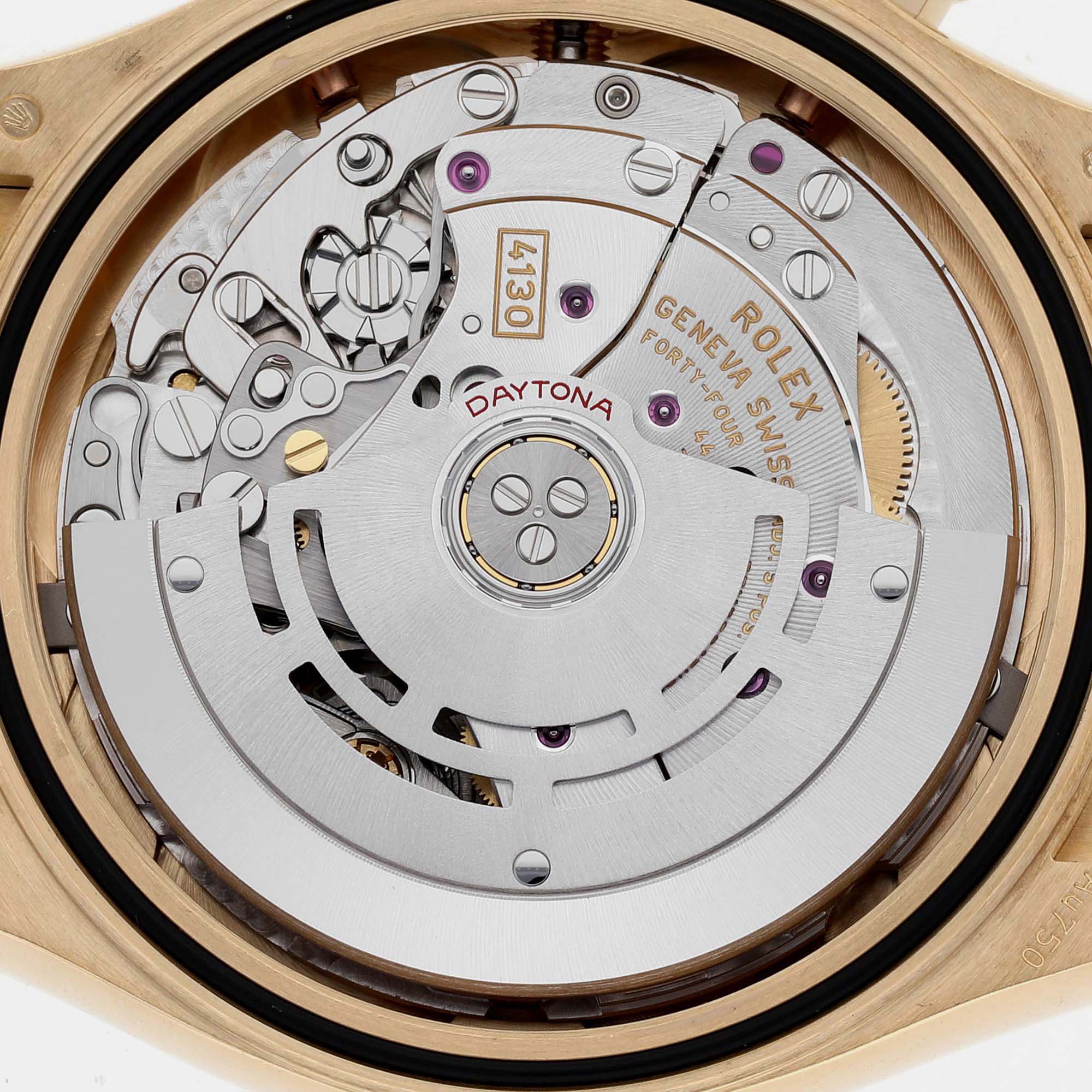 Rolex Daytona Yellow Gold Black Dial Ceramic Bezel Men's Watch 116518 40 Mm
