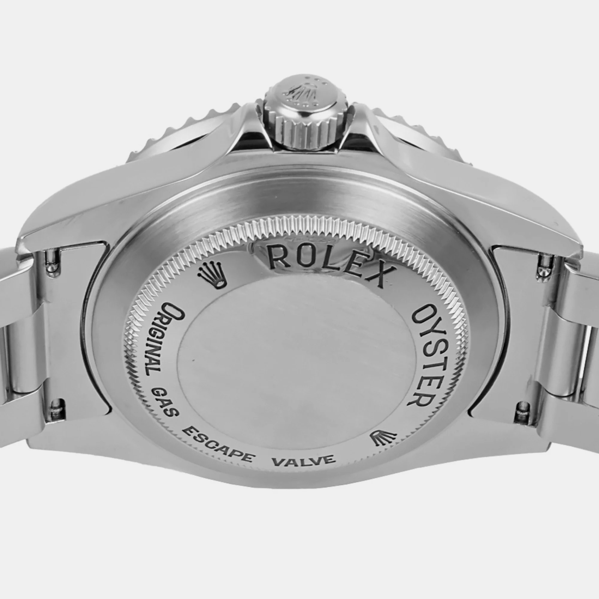 Rolex Black Stainless Steel Sea-Dweller 16600 Automatic Men's Wristwatch 40 Mm