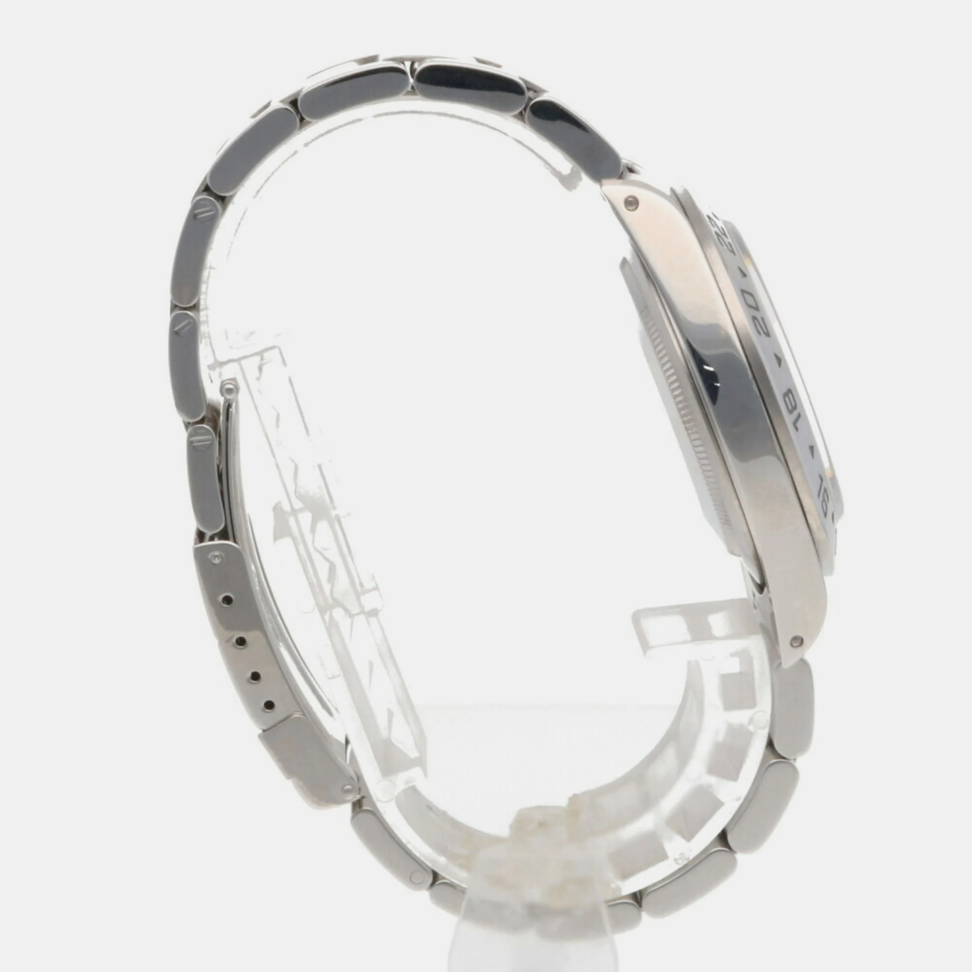 Rolex White Stainless Steel Explorer 16570 Automatic Men's Wristwatch 41 Mm