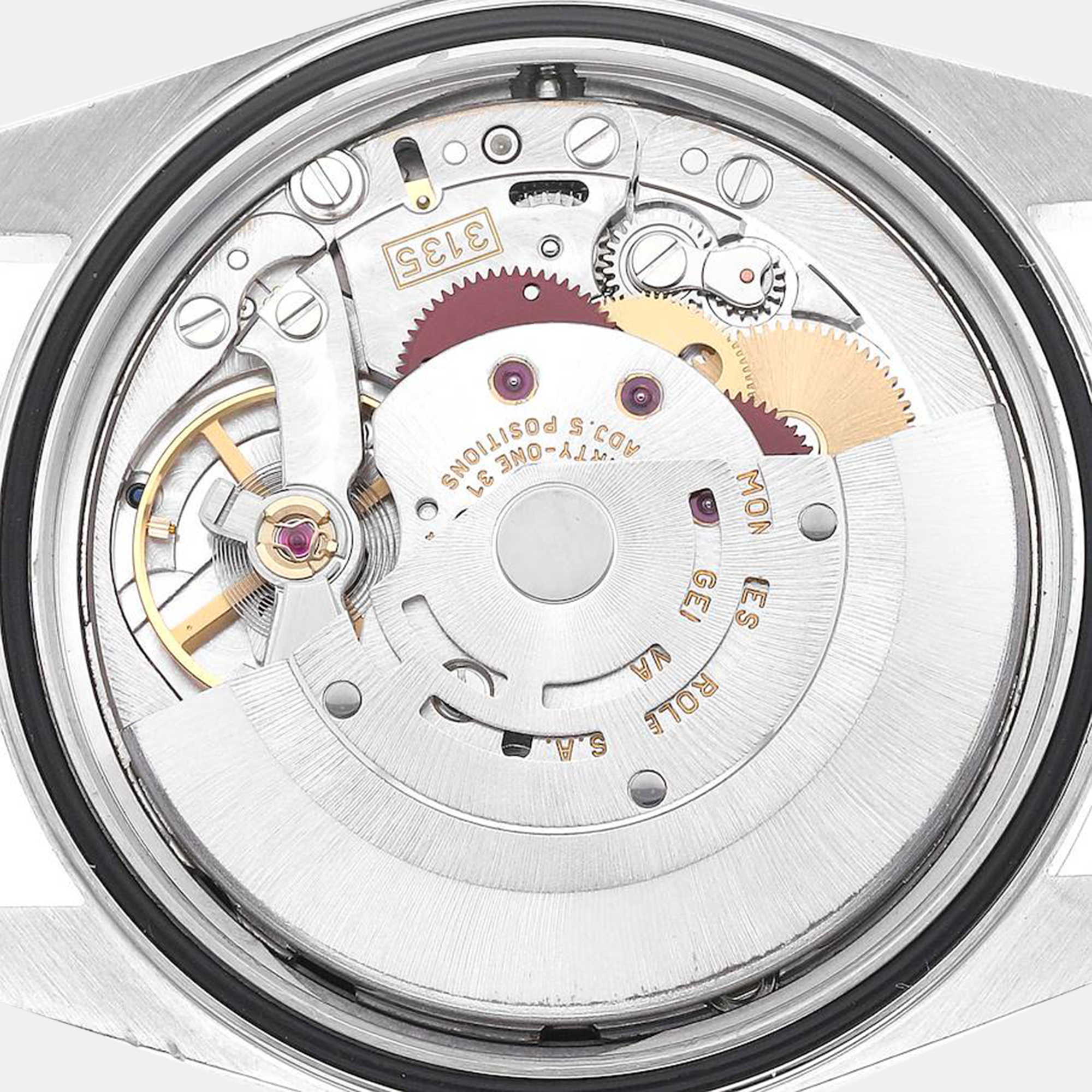 Rolex Datejust Black Dial Smooth Bezel Steel Men's Watch 16200 36 Mm