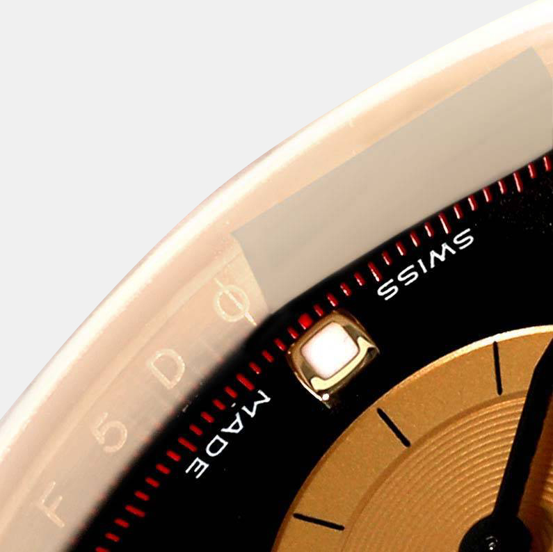 Rolex Daytona Black Dial Yellow Gold Men's Watch 116508 40 Mm