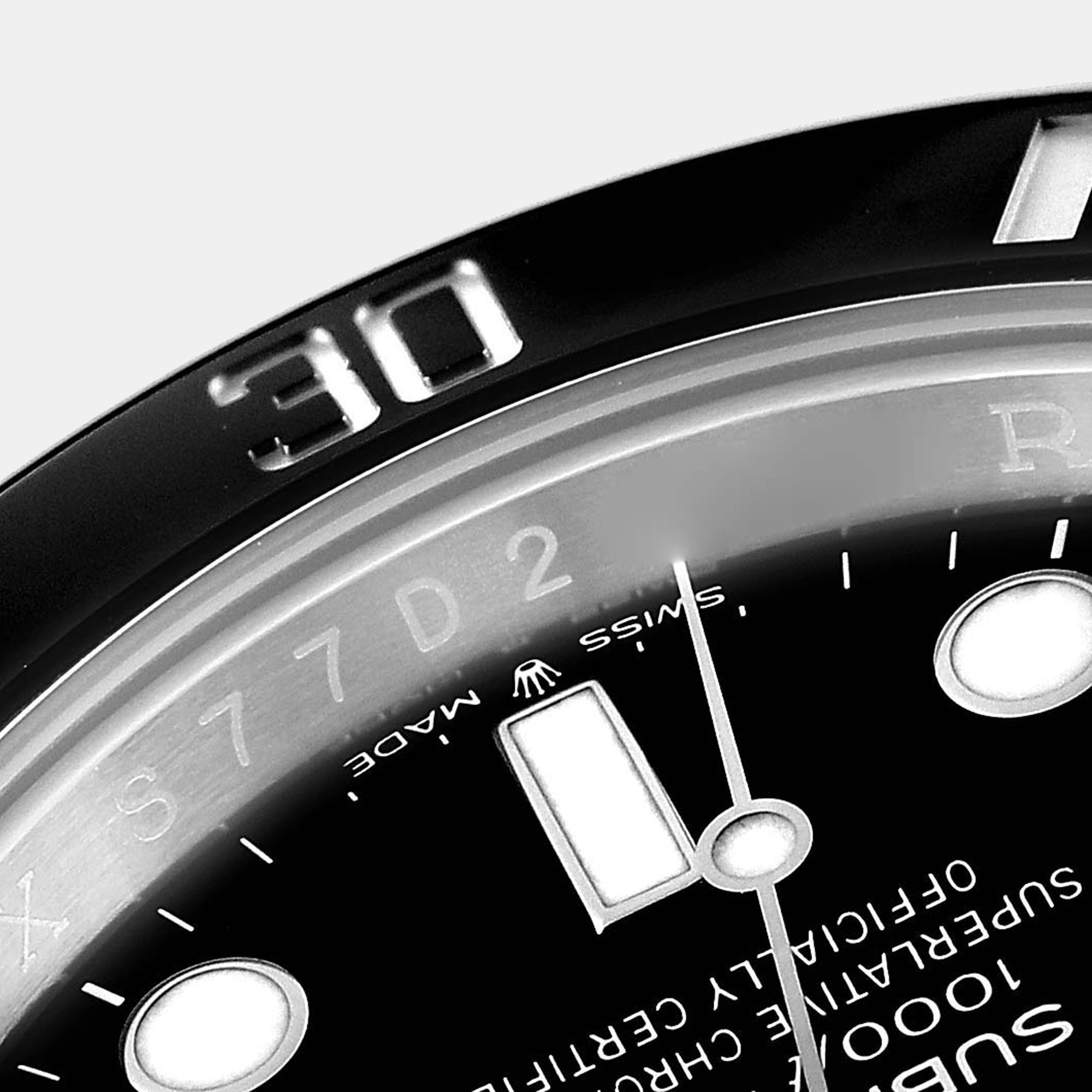 Rolex Submariner Non-Date 4 Liner Ceramic Bezel Steel Mens Watch 124060 41 Mm