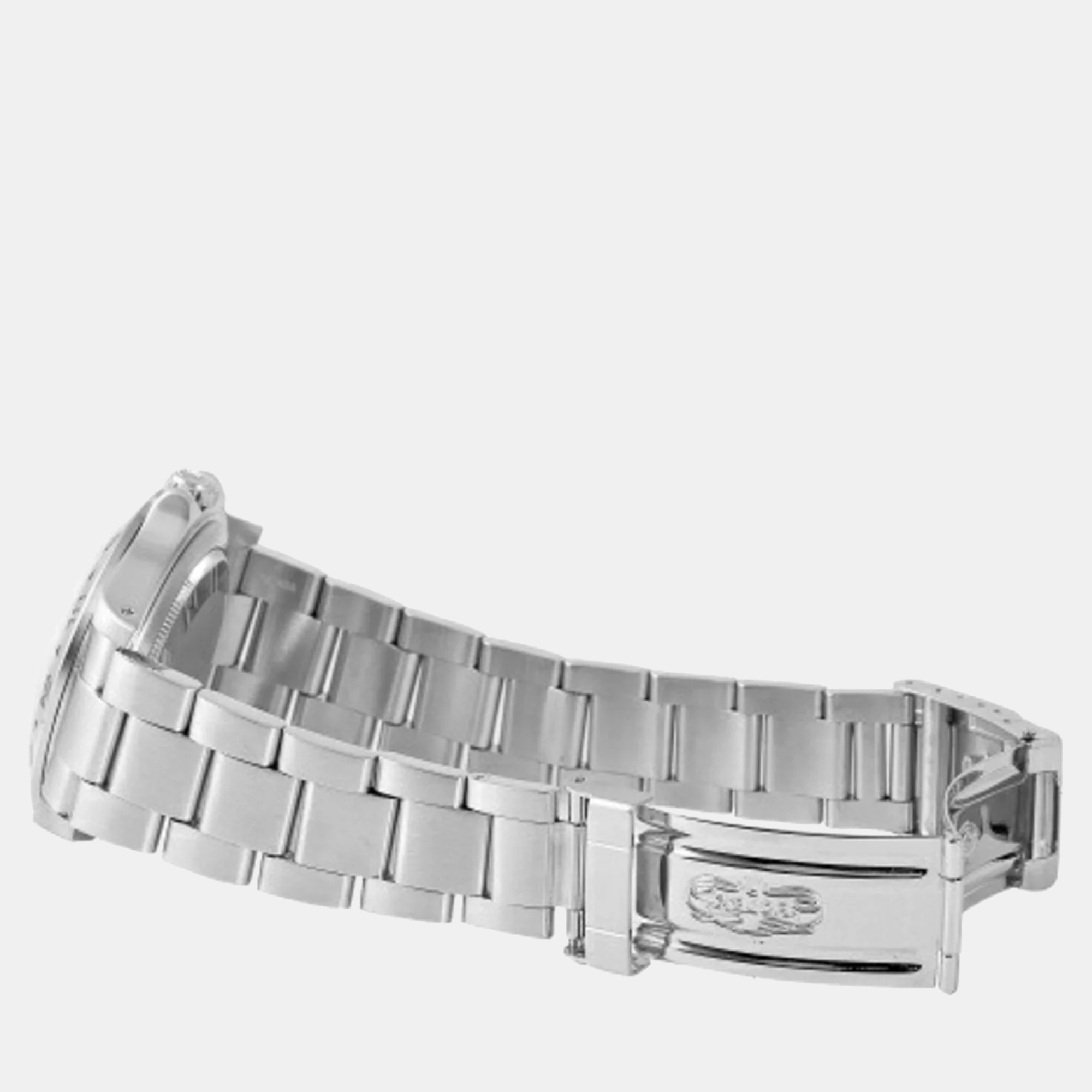 Rolex White Stainless Steel Explorer II 16570 Automatic Men's Wristwatch 40 Mm