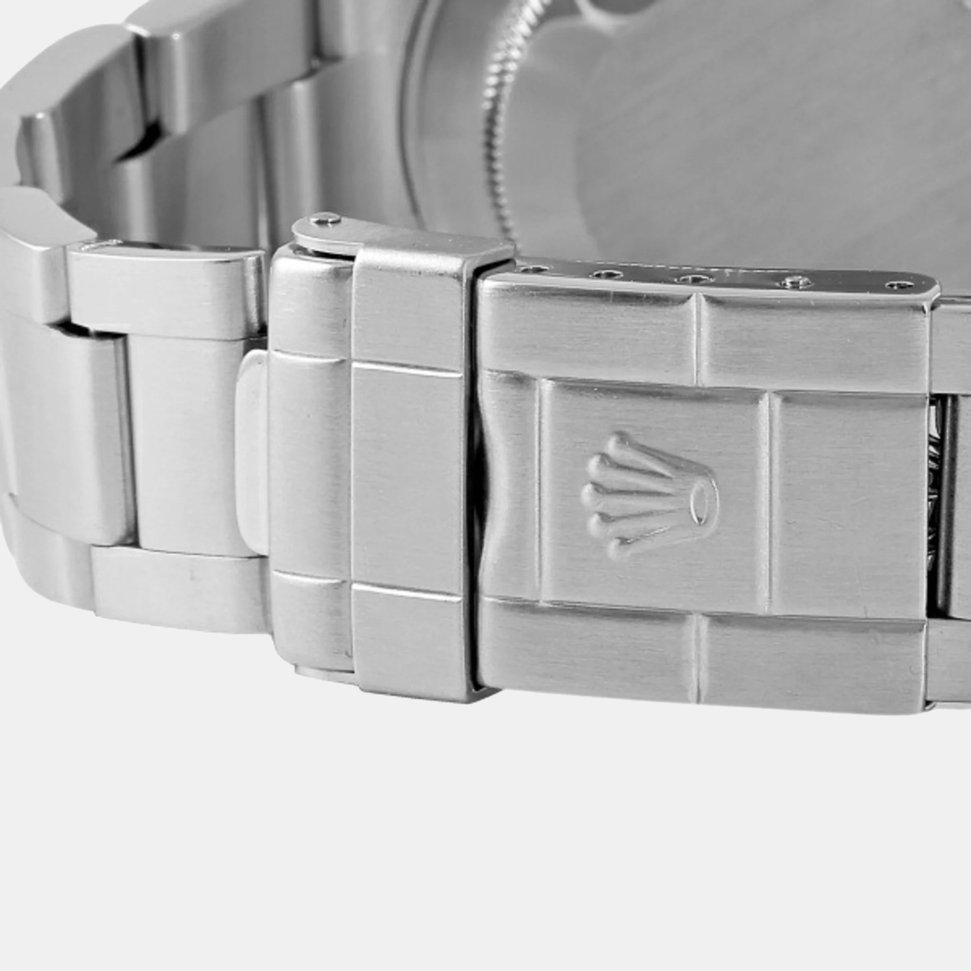Rolex White Stainless Steel Explorer II 16570 Automatic Men's Wristwatch 40 Mm