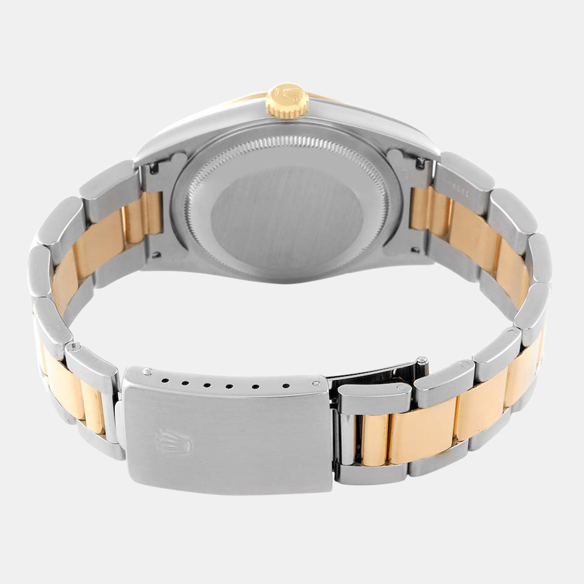 Rolex Datejust Steel Yellow Gold White Dial Men's Watch 16203 36 Mm
