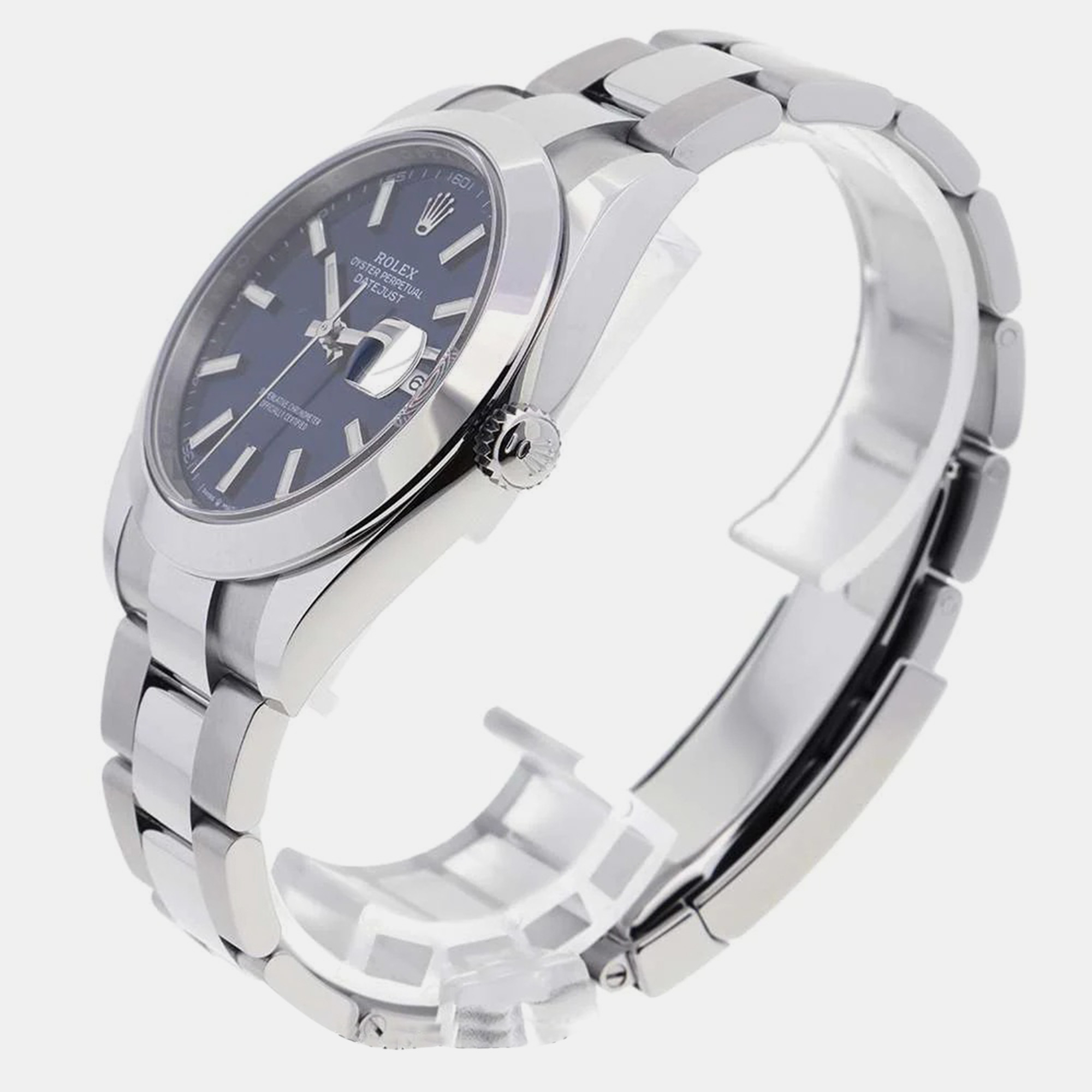 Rolex Blue Stainless Steel Datejust 126300 Automatic Men's Wristwatch 41 mm
Rolex Blue Stainless Steel Datejust 126300 Automatic Men's Wristwatch 41 mm