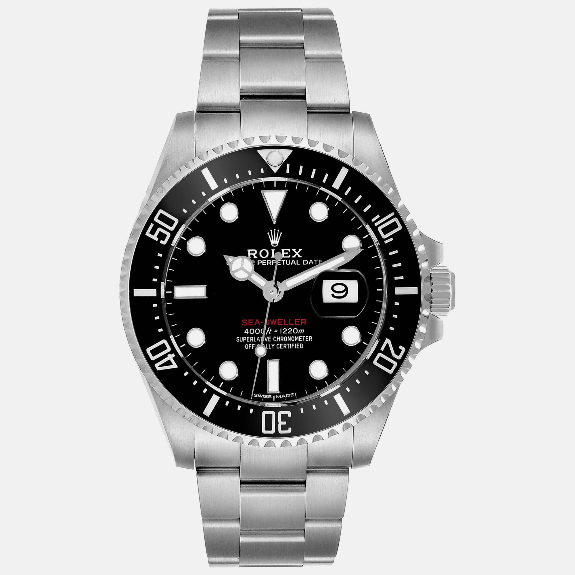 Rolex seadweller 50th anniversary steel men's watch 43 mm