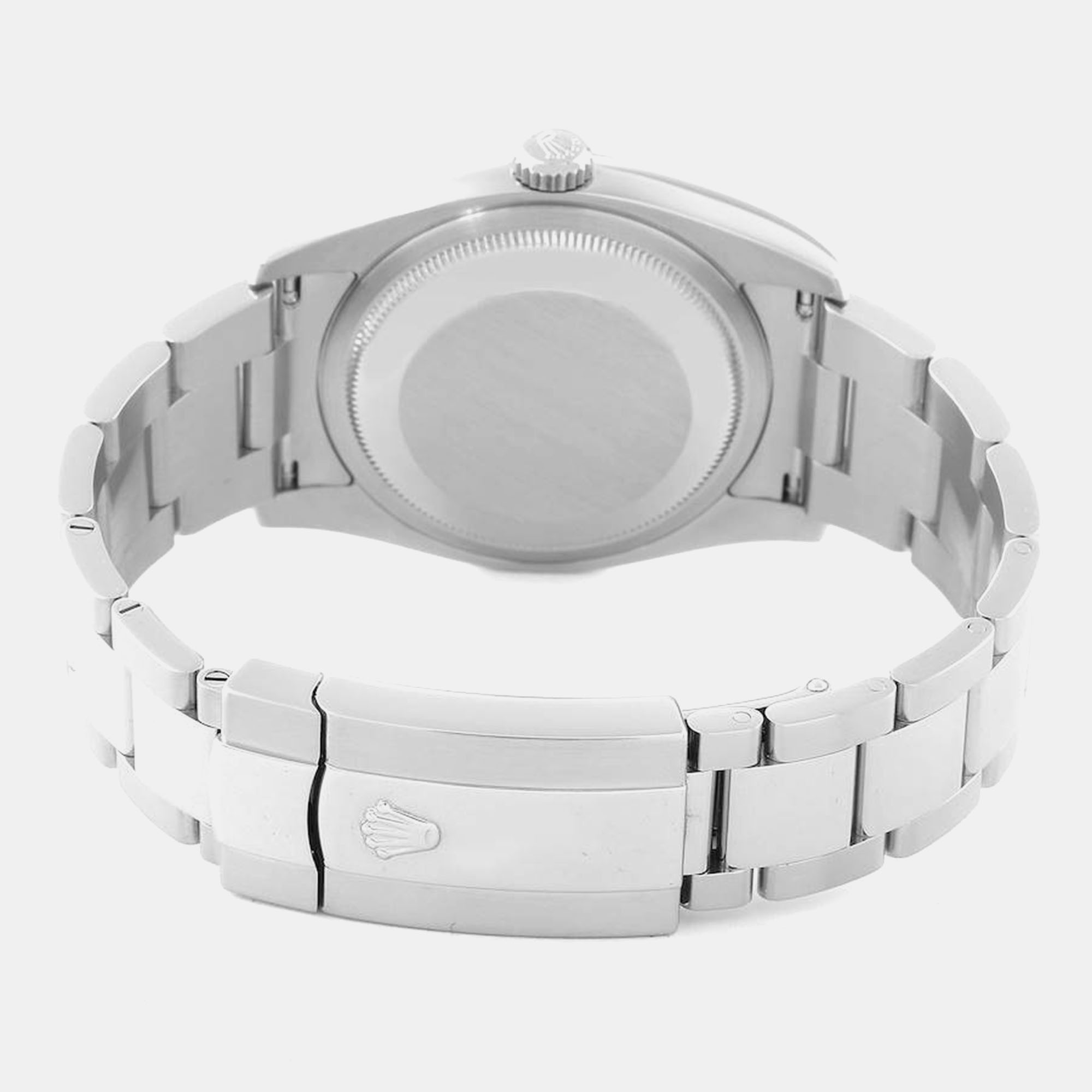 Rolex Datejust White Roman Dial Steel Mens Watch 116200 36 Mm