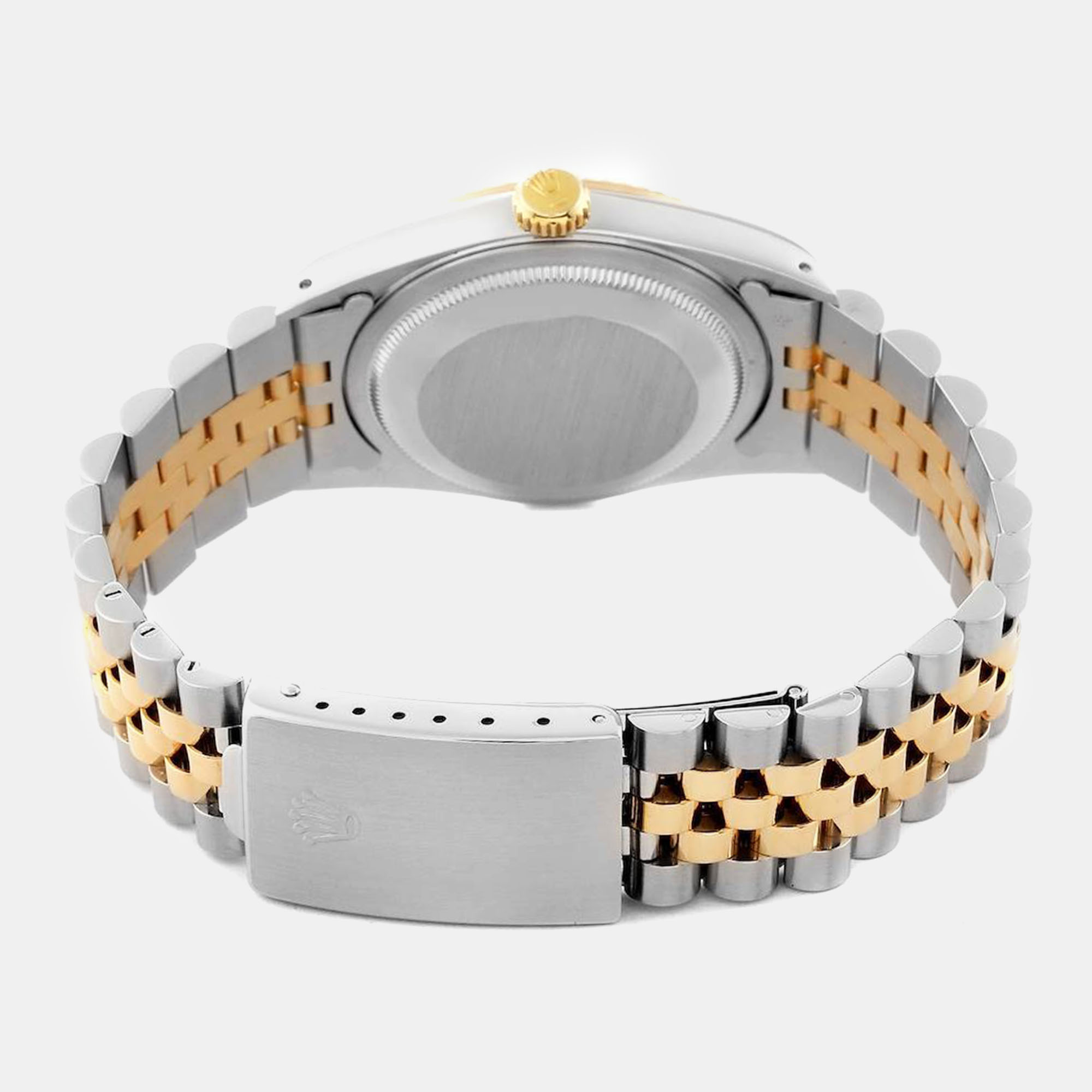 Rolex Datejust Anniversary Diamond Dial Steel Yellow Gold Watch  36.0 Mm