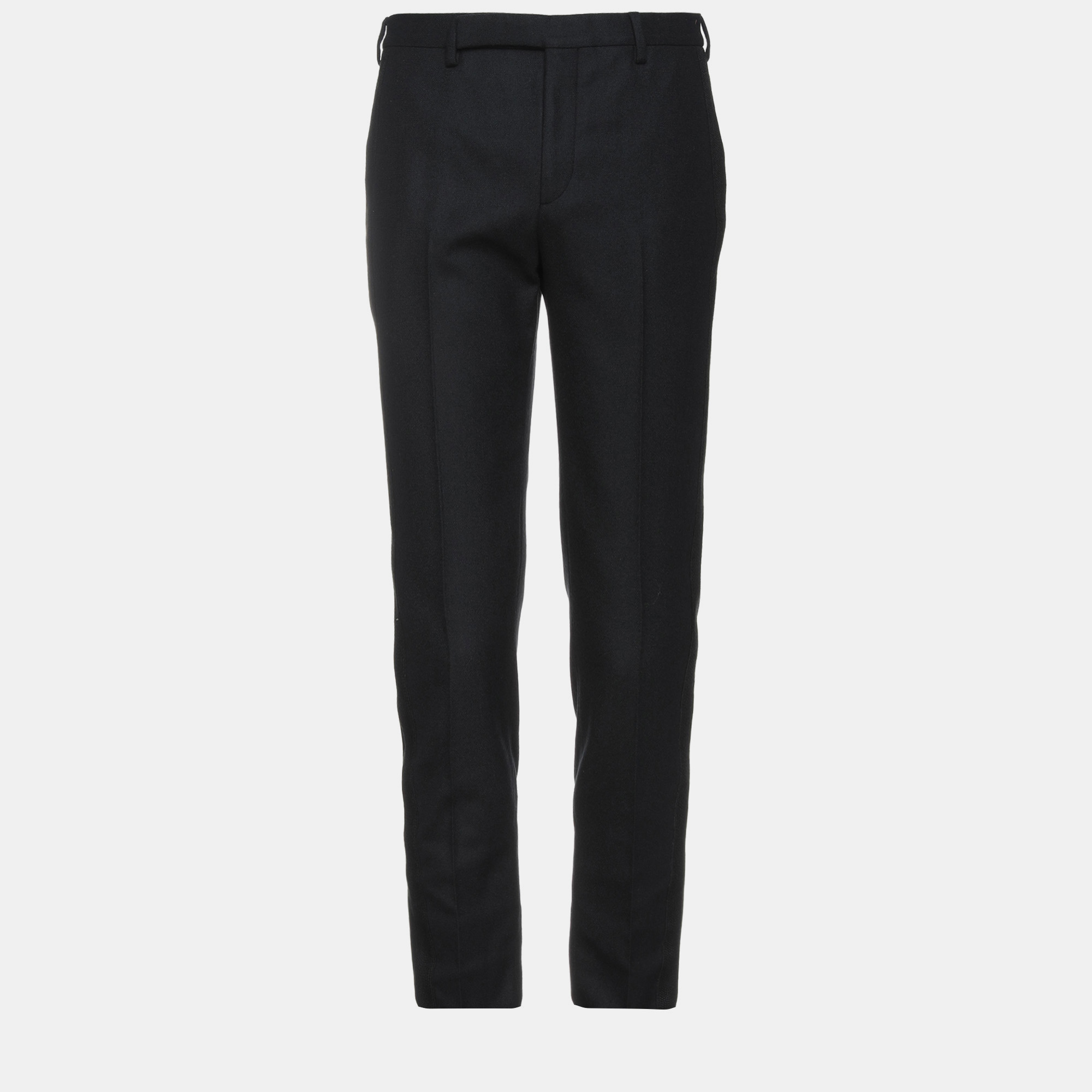 

Saint Laurent Wool Pants 46, Black