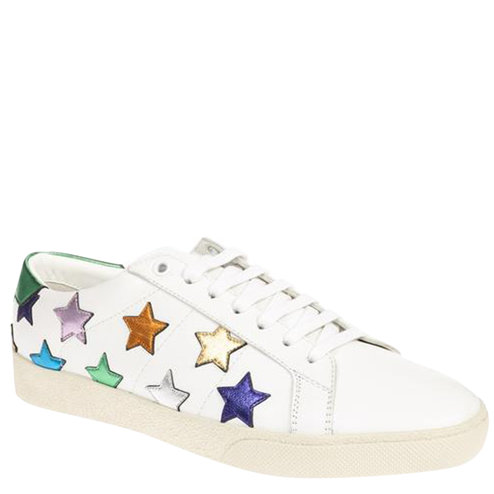 Saint Laurent Paris White/Multicolor Leather Court Classic SL/06 Low Top Top Sneaker Size EU
Saint Laurent Paris White/Multicolor Leather Court Classic SL/06 Low Top Top Sneaker Size EU