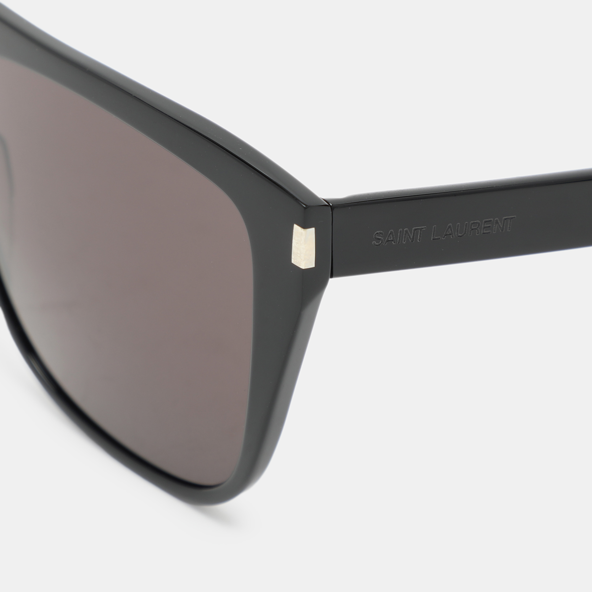 Saint Laurent Black SL1 SLIM 001 Wayfarer Sunglasses