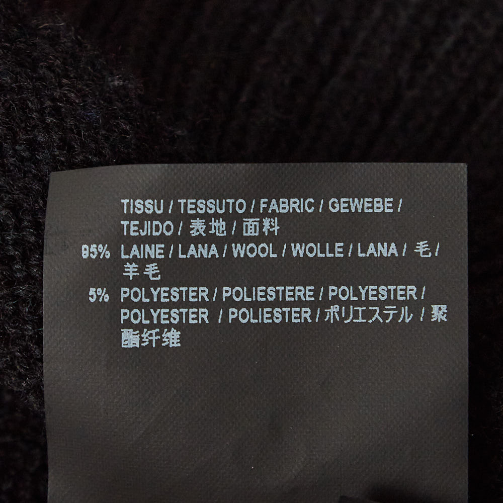 Saint Laurent Black/Multicolor Dinosaur Intarsia Wool Sweater XL