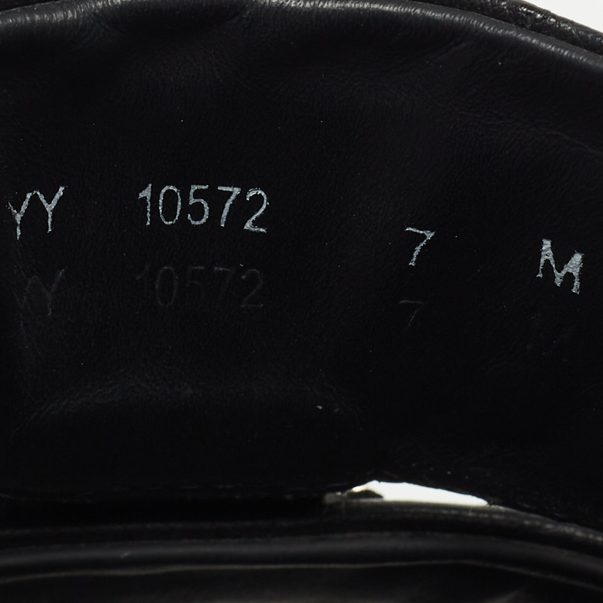 Salvatore Ferragamo Black Ostrich Leather Lufti Buckle Detail Slide Sandals Size 41