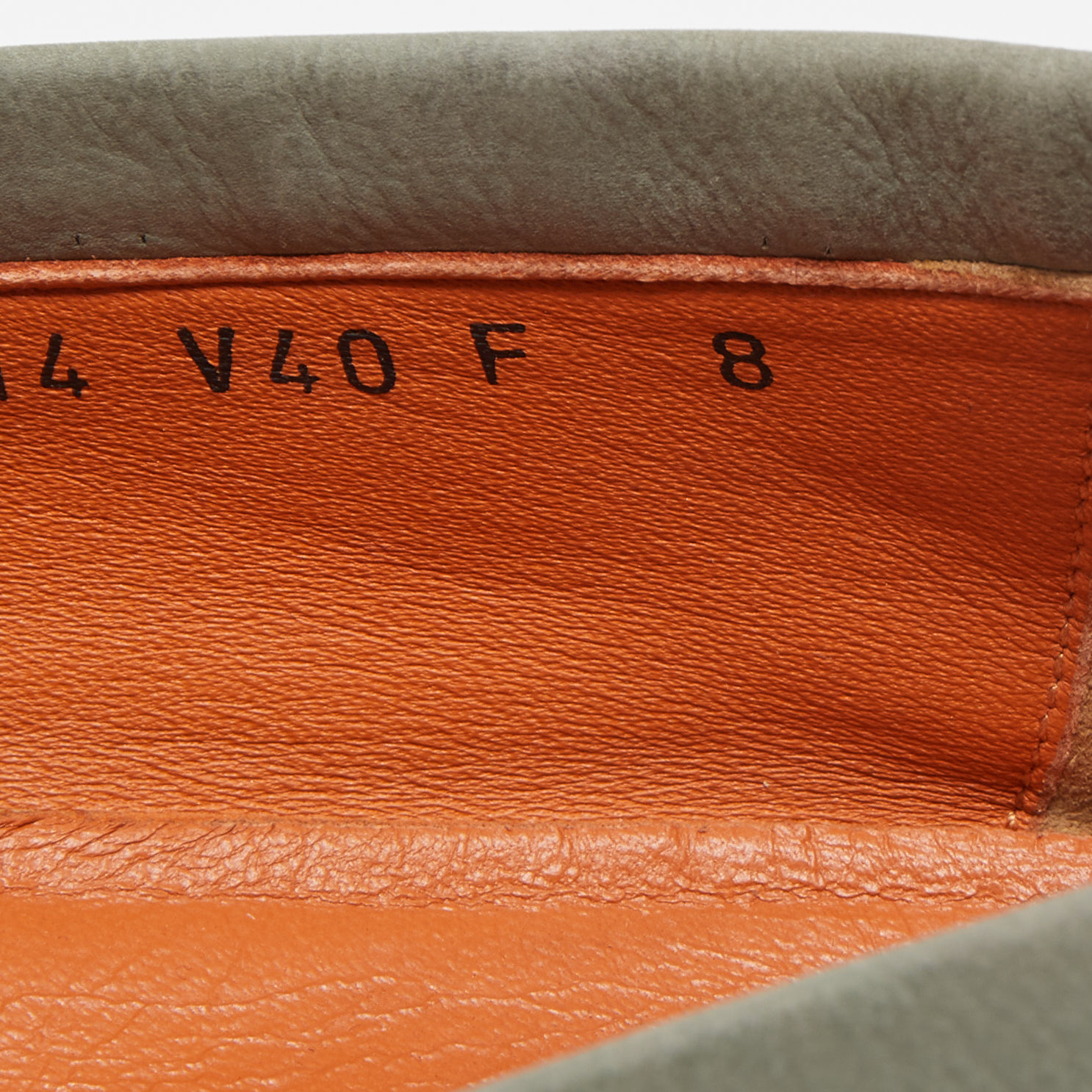 Santoni Green Leather Slip On Loafers Size 42