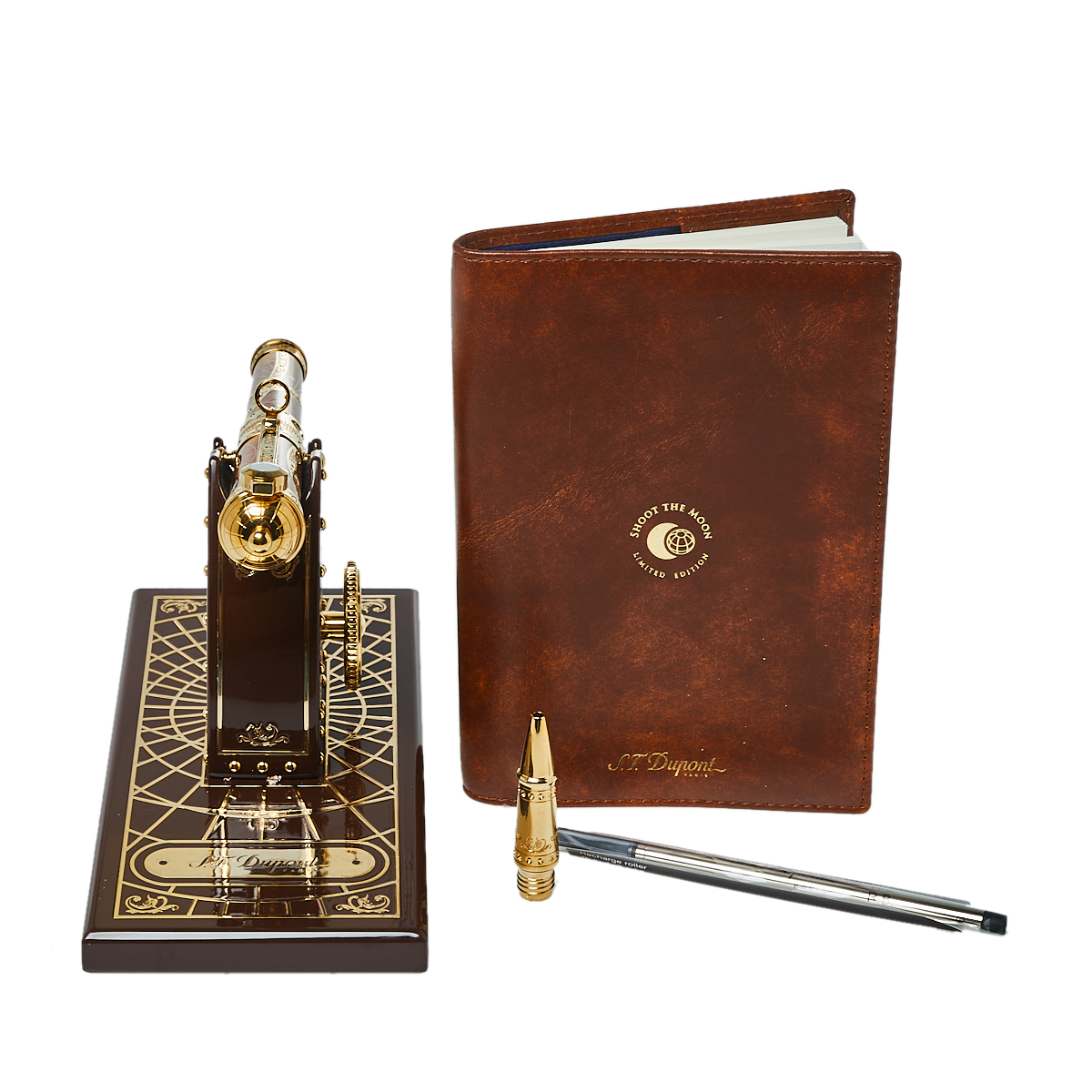 S.t. dupont shoot the moon prestige limited edition collector's set