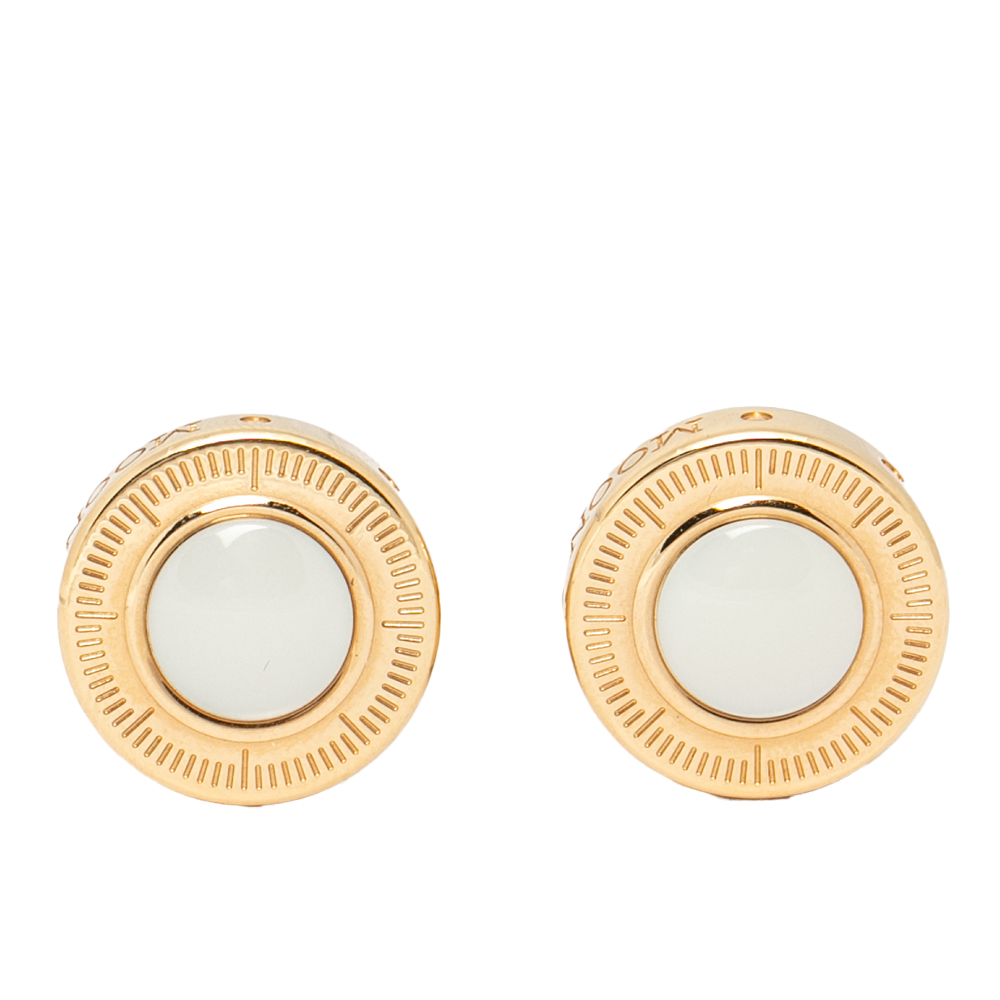 S.T. Dupont Shoot The Moon Limited Edition 0081/1865 Gold Plated Cufflinks male