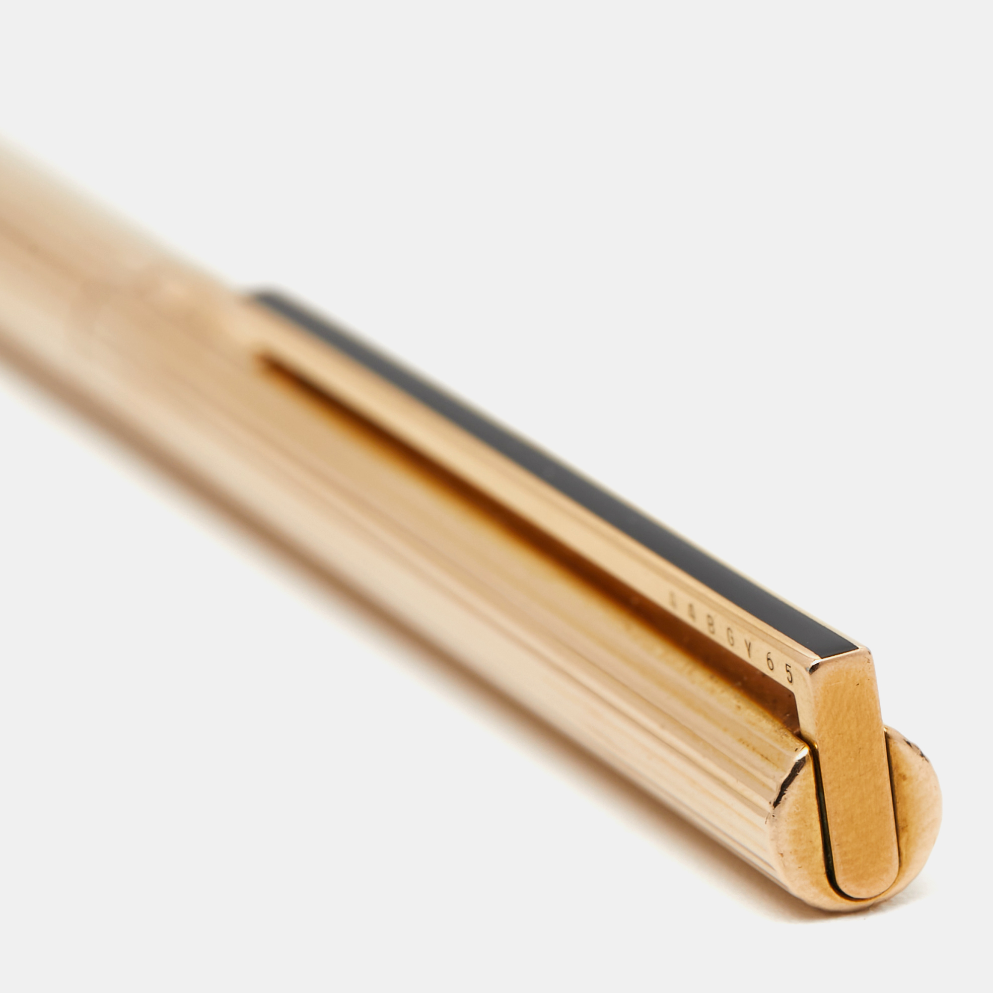 S.T. Dupont Textured Classique Lines Gold Tone Mechanical Pencil