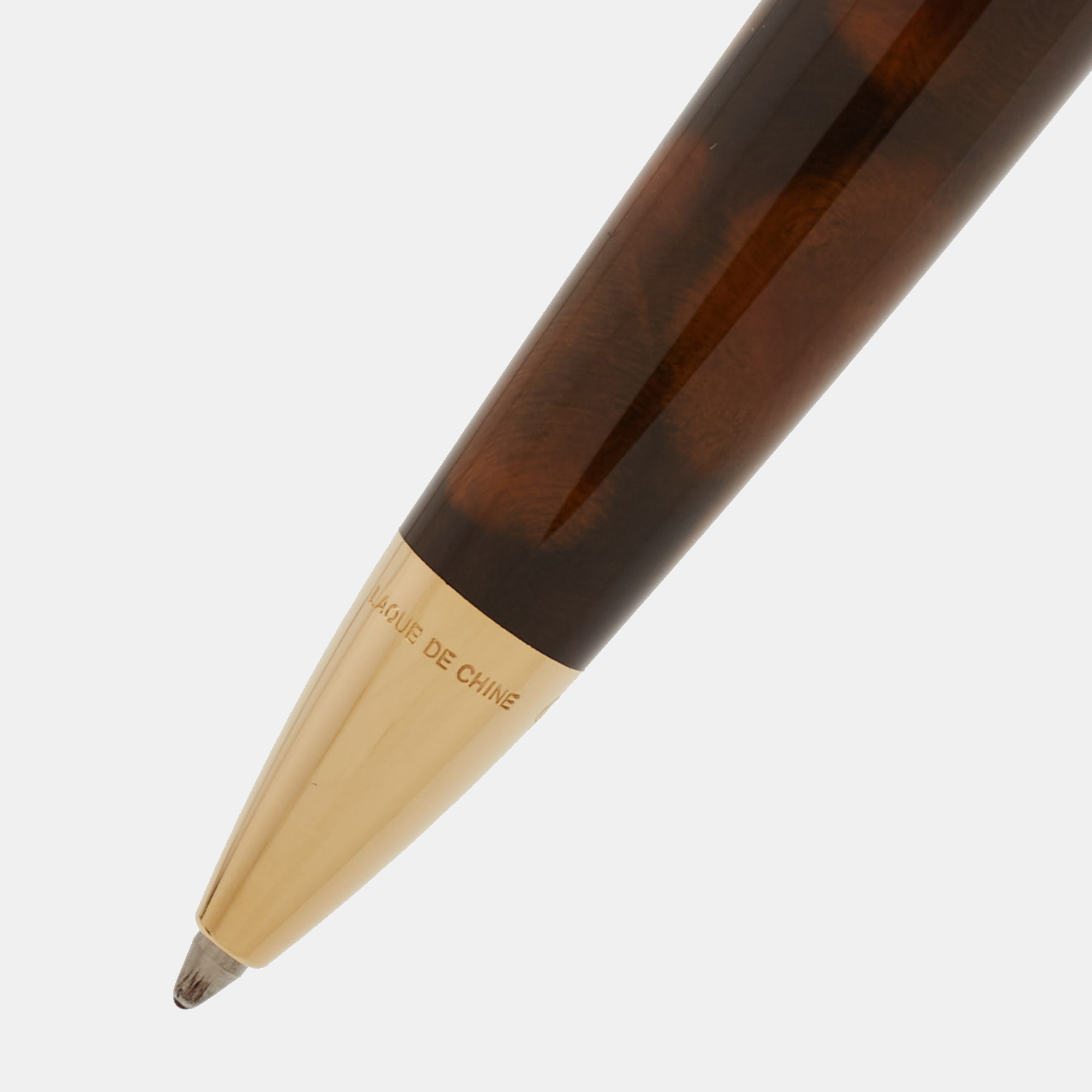 S.T. Dupont Da Vinci Lacquer Gold Tone Ballpoint Pen