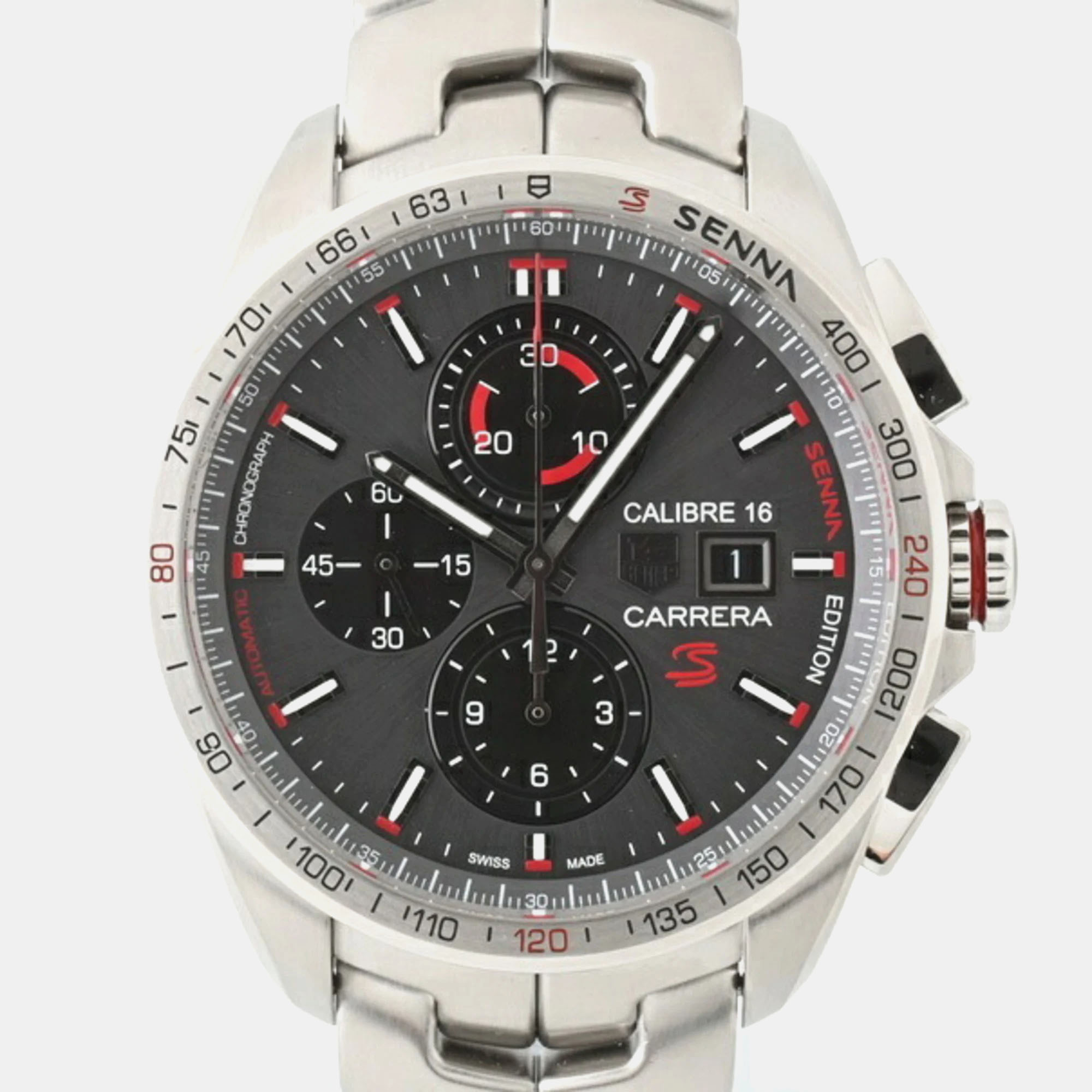 Tag Heuer Grey Stainless Steel Carrera CBB2010.BA0906 Automatic Men's Wristwatch 44 mm
Tag Heuer Grey Stainless Steel Carrera CBB2010.BA0906 Automatic Men's Wristwatch 44 mm
