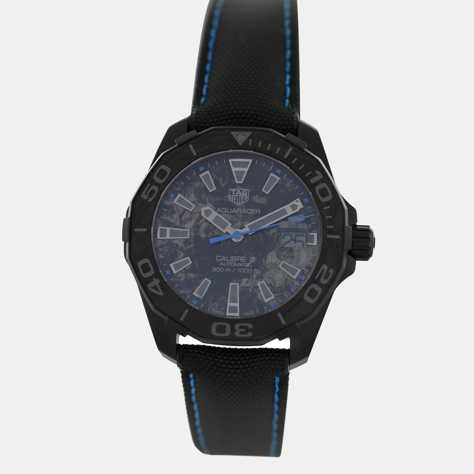Tag Heuer Black Titanium Aquaracer Calibre 5 WBD218C.FC6447 Automatic Men's Wristwatch 41 mm
Tag Heuer Black Titanium Aquaracer Calibre 5 WBD218C.FC6447 Automatic Men's Wristwatch 41 mm