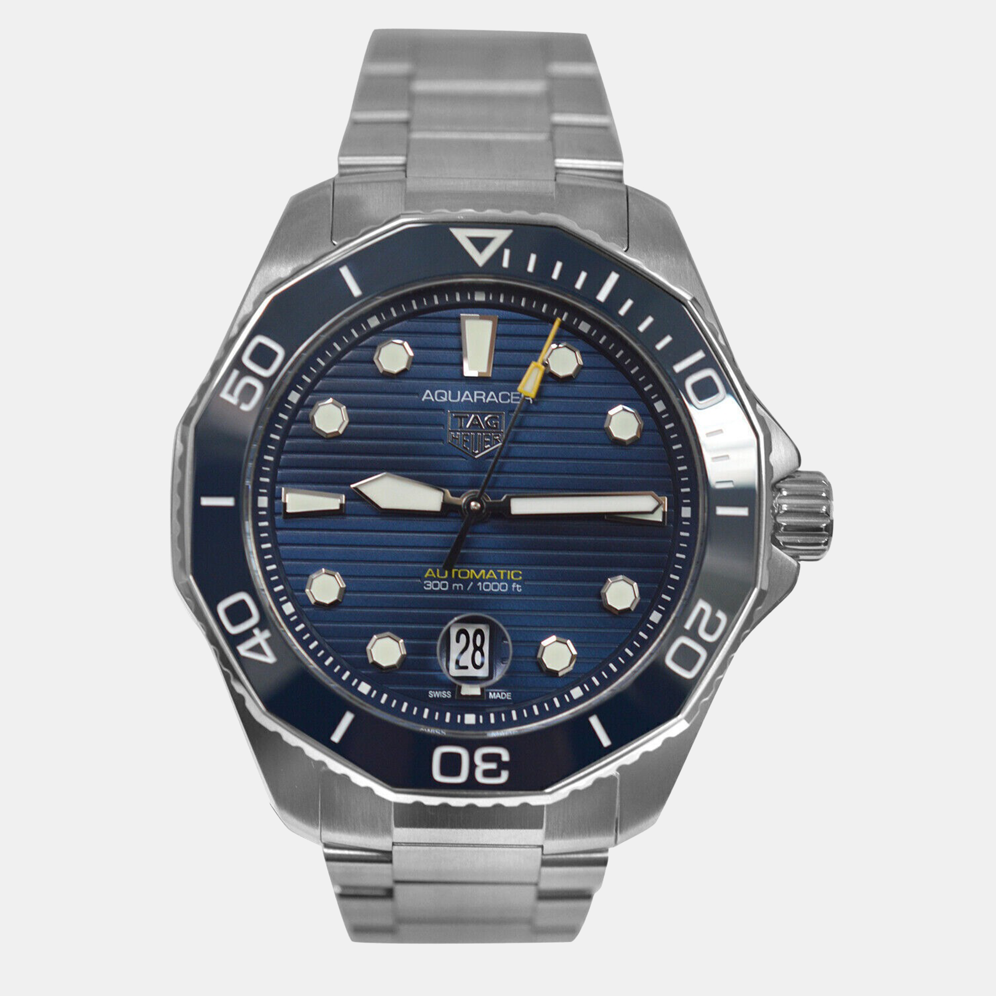 Tag Heuer Blue Stainless Steel Aquaracer Calibre 5 WBP201B.BA0632 Automatic Men's Wristwatch 43 mm
Tag Heuer Blue Stainless Steel Aquaracer Calibre 5 WBP201B.BA0632 Automatic Men's Wristwatch 43 mm