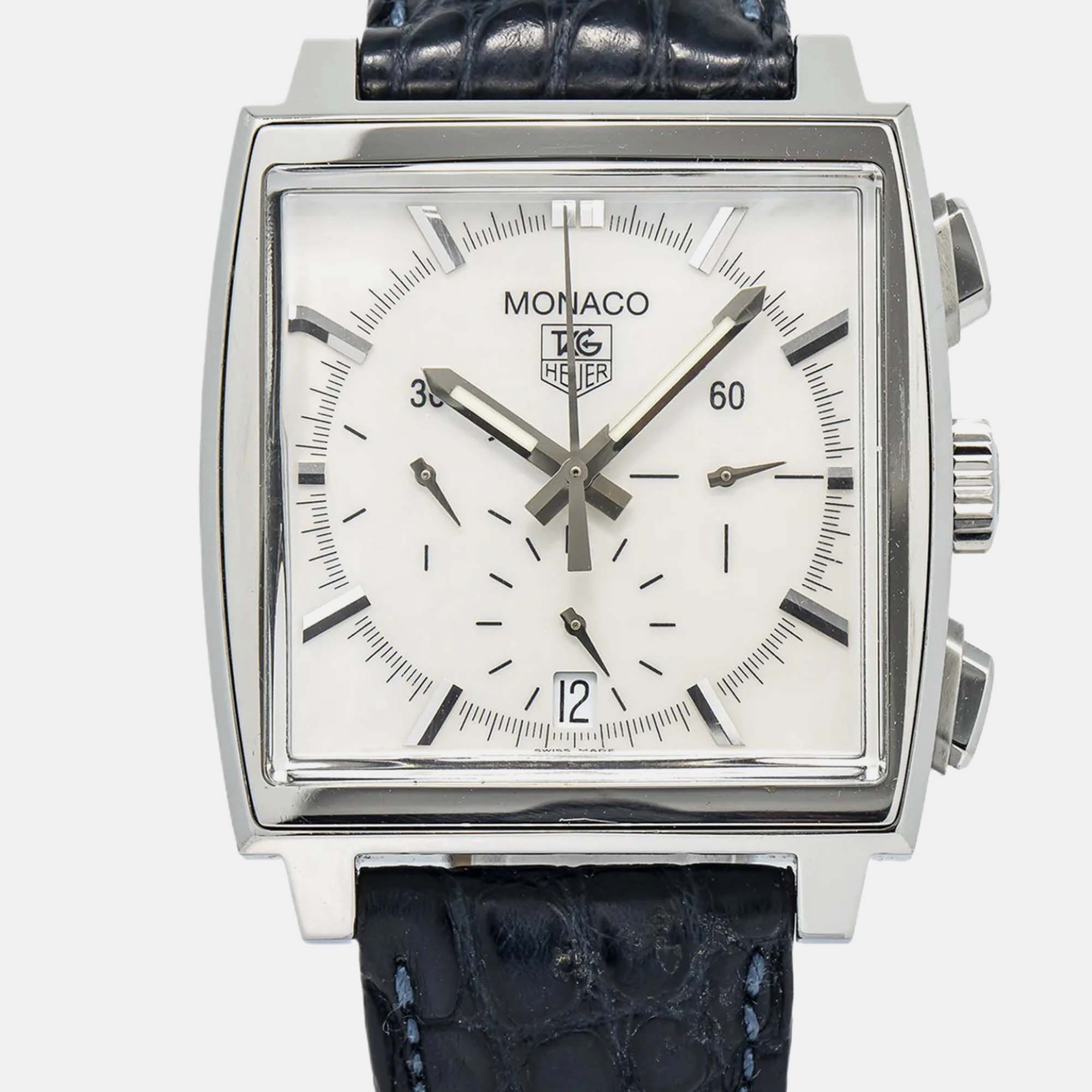 Tag Heuer Monaco CW2119 Automatic White Stainless Steel Men's Wristwatch
Tag Heuer Monaco CW2119 Automatic White Stainless Steel Men's Wristwatch