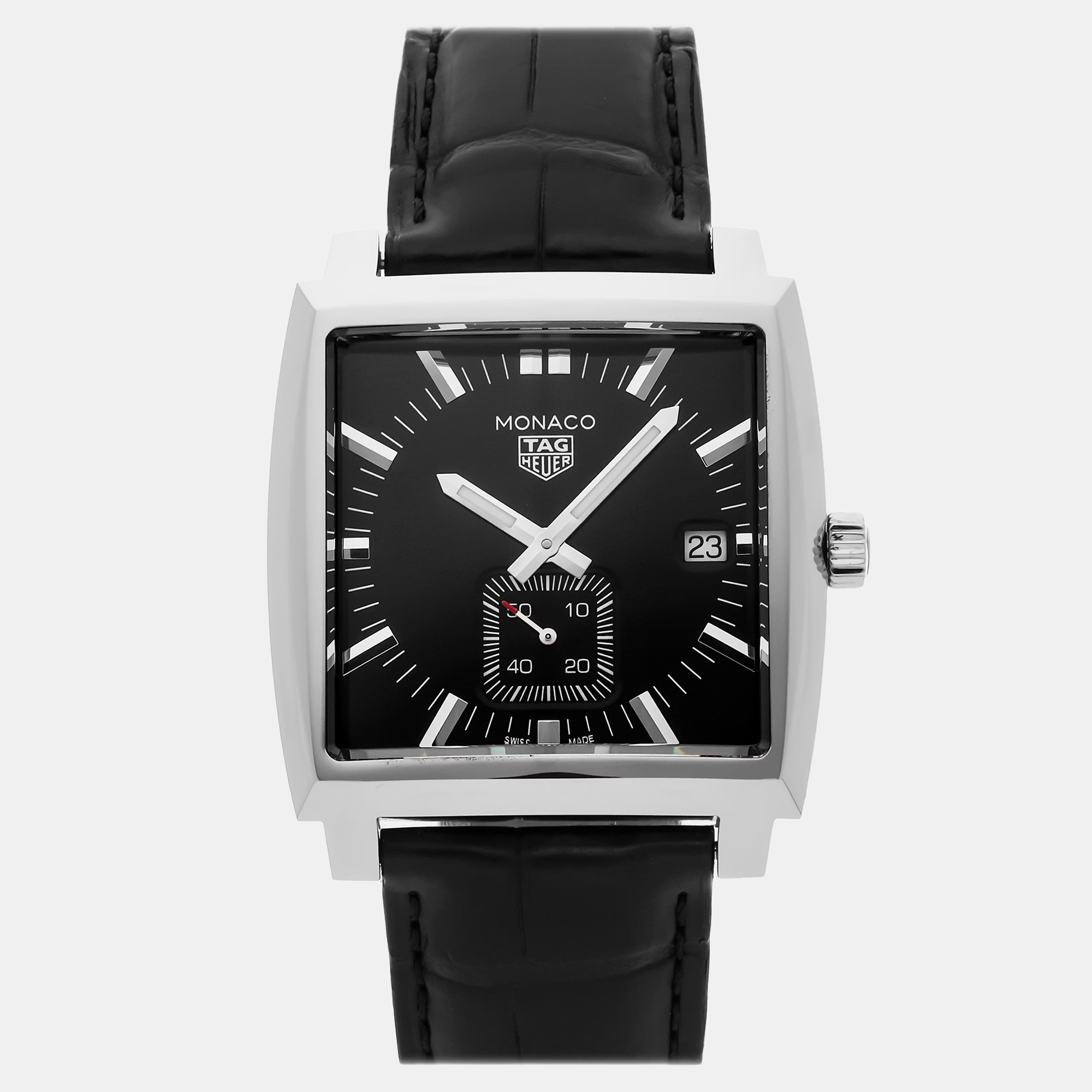 Pre-Owned Tag Heuer Monaco WAW131A.FC6177, Black
Pre-Owned Tag Heuer Monaco WAW131A.FC6177, Black