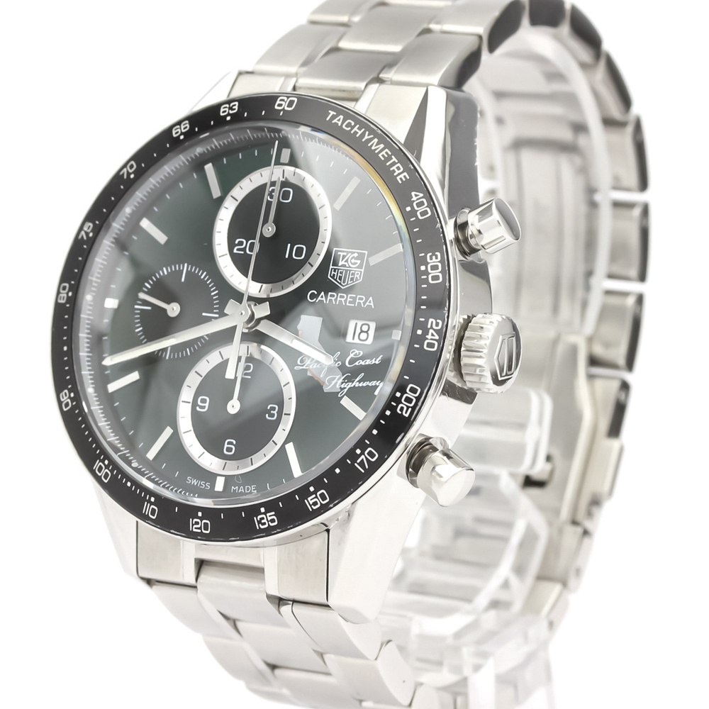 Tag Heuer Black Stainless Steel Carrera CV201N Automatic Men's Wristwatch 41 MM
Tag Heuer Black Stainless Steel Carrera CV201N Automatic Men's Wristwatch 41 MM