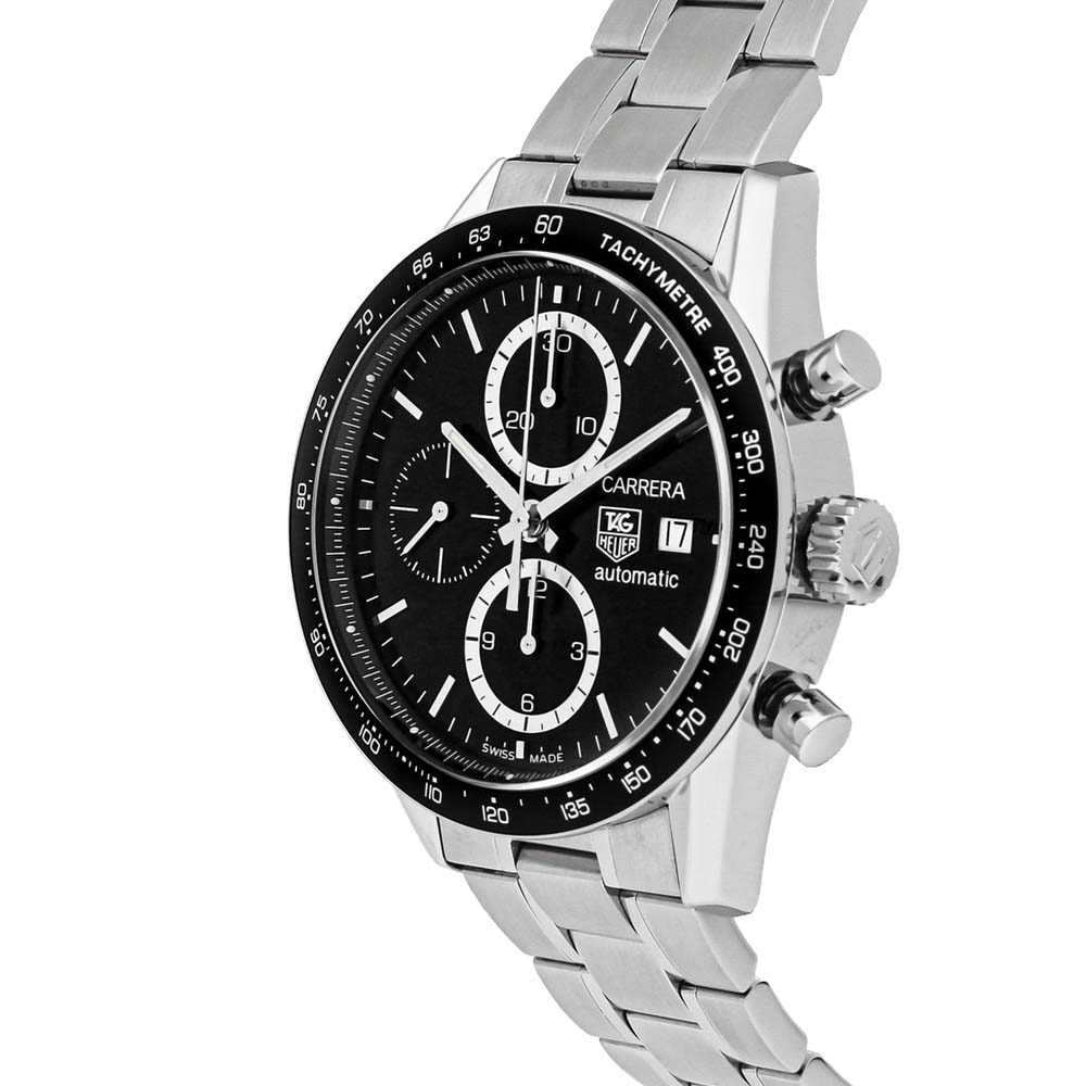 Tag Heuer Black Stainless Steel Carrera Chronograph CV2010.BA0794 Men's Wristwatch MM
Tag Heuer Black Stainless Steel Carrera Chronograph CV2010.BA0794 Men's Wristwatch MM