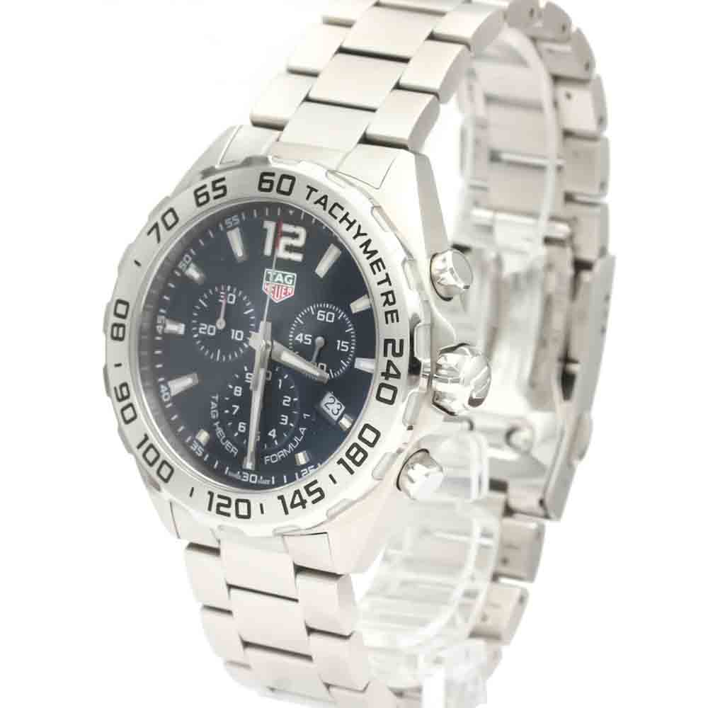 Tag Heuer Blue Stainless Steel Formula 1 Chronograph Quartz CAZ101K Men's Wristwatch 43 MM
