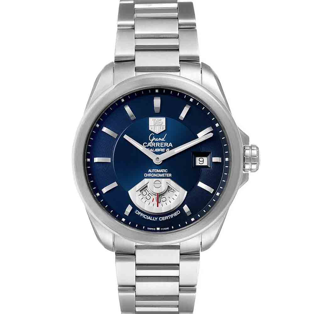 Tag Heuer Blue Stainless Steel Carrera Automatic WAV511J Men's Wristwatch 40 MM