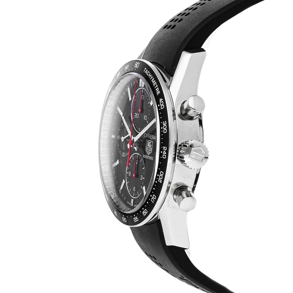 Tag Heuer Black Stainless Steel Carrera Chronograph CV2014.FT6007 Men's Wristwatch 41 MM
Tag Heuer Black Stainless Steel Carrera Chronograph CV2014.FT6007 Men's Wristwatch 41 MM