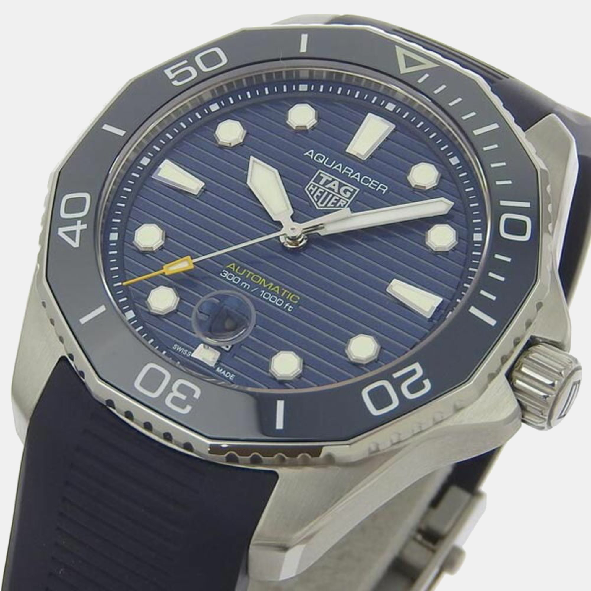 Tag Heuer Blue Stainless Steel Aquaracer WBP201B Men's Wristwatch 43 mm
Tag Heuer Blue Stainless Steel Aquaracer WBP201B Men's Wristwatch 43 mm