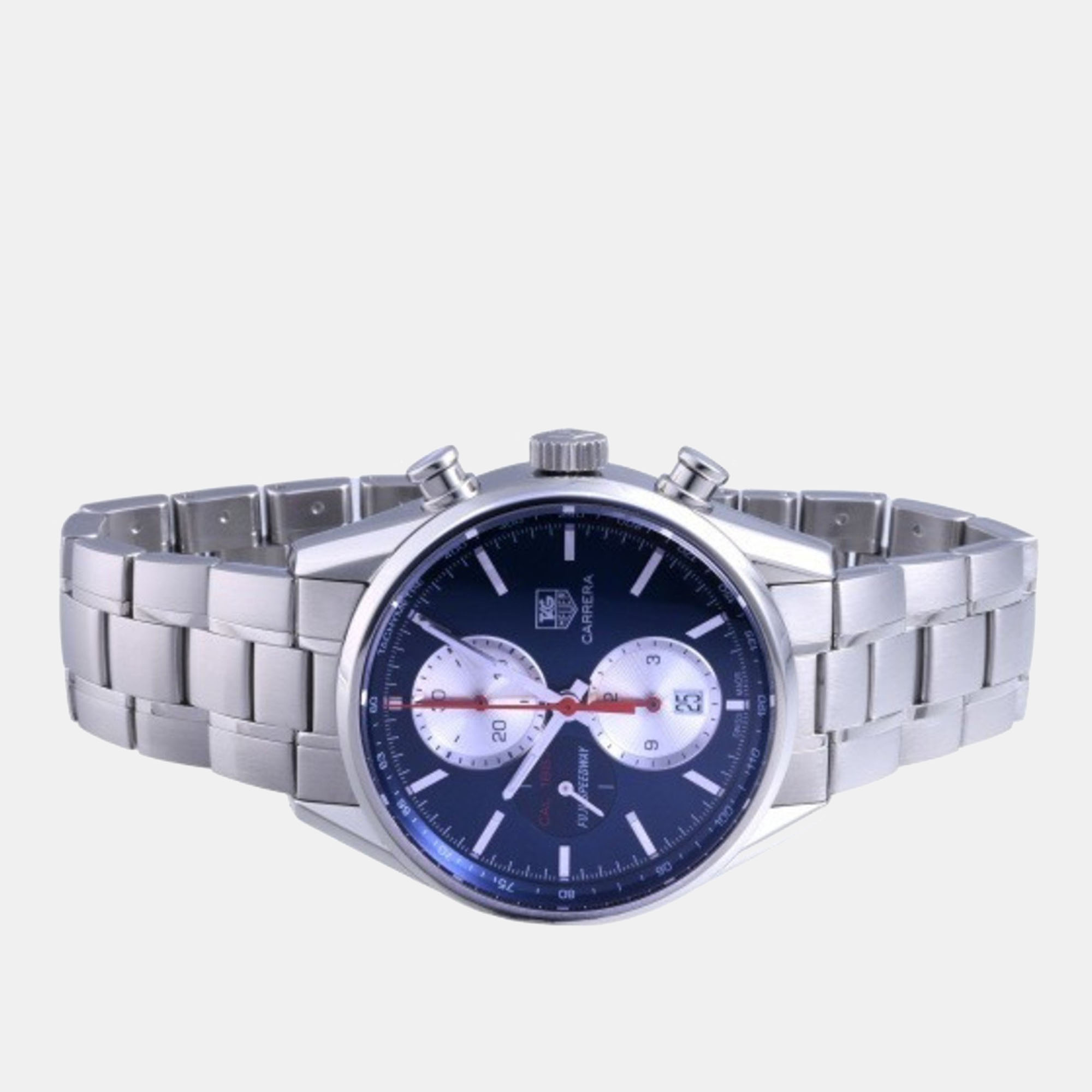 Tag Heuer Silver Stainless Steel Carrera CAR211B.BA0724 Automatic Men's Wristwatch 41 mm
Tag Heuer Silver Stainless Steel Carrera CAR211B.BA0724 Automatic Men's Wristwatch 41 mm