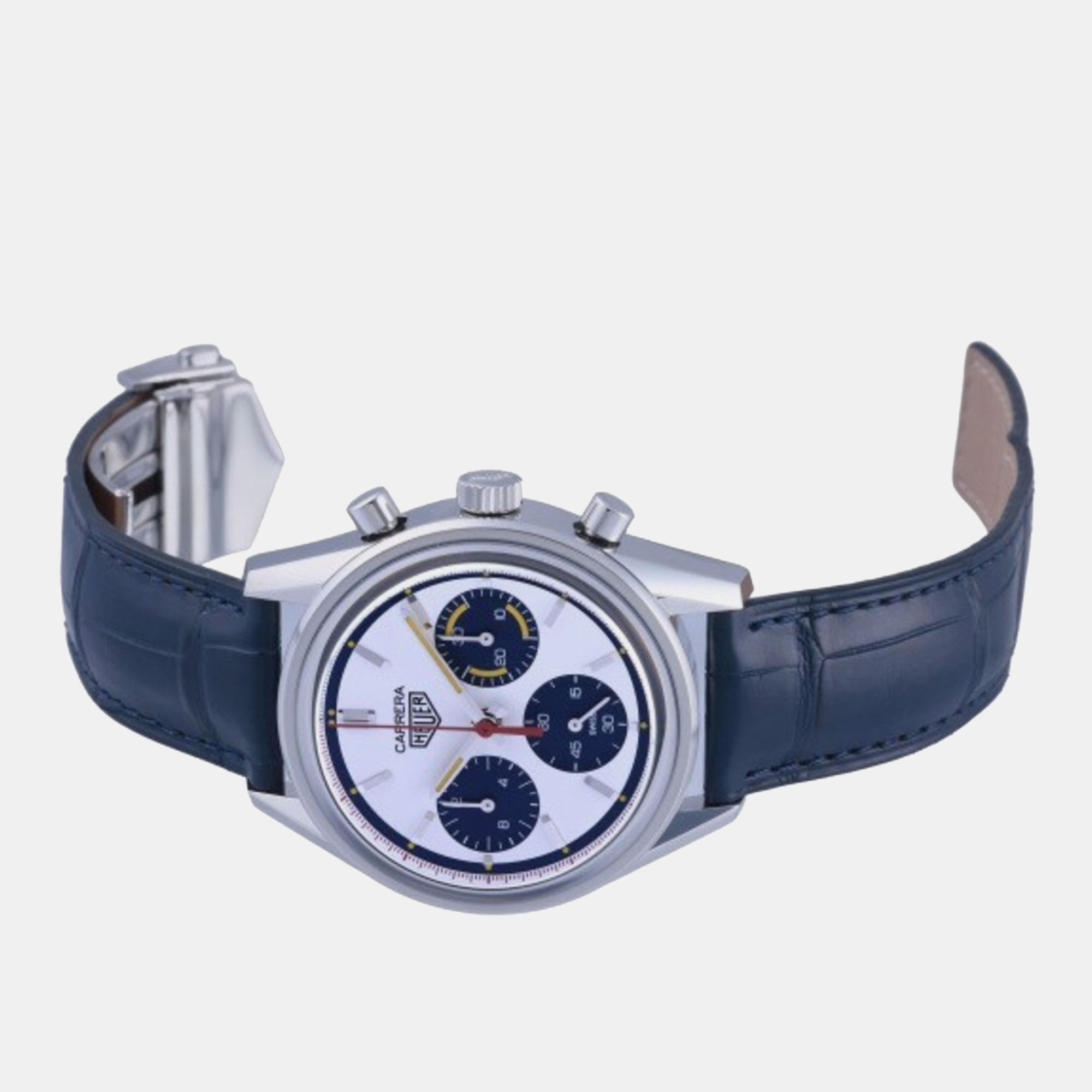 Tag Heuer White Stainless Steel Carrera CBK211C.FC6488 Automatic Men's Wristwatch 39 mm
Tag Heuer White Stainless Steel Carrera CBK211C.FC6488 Automatic Men's Wristwatch 39 mm